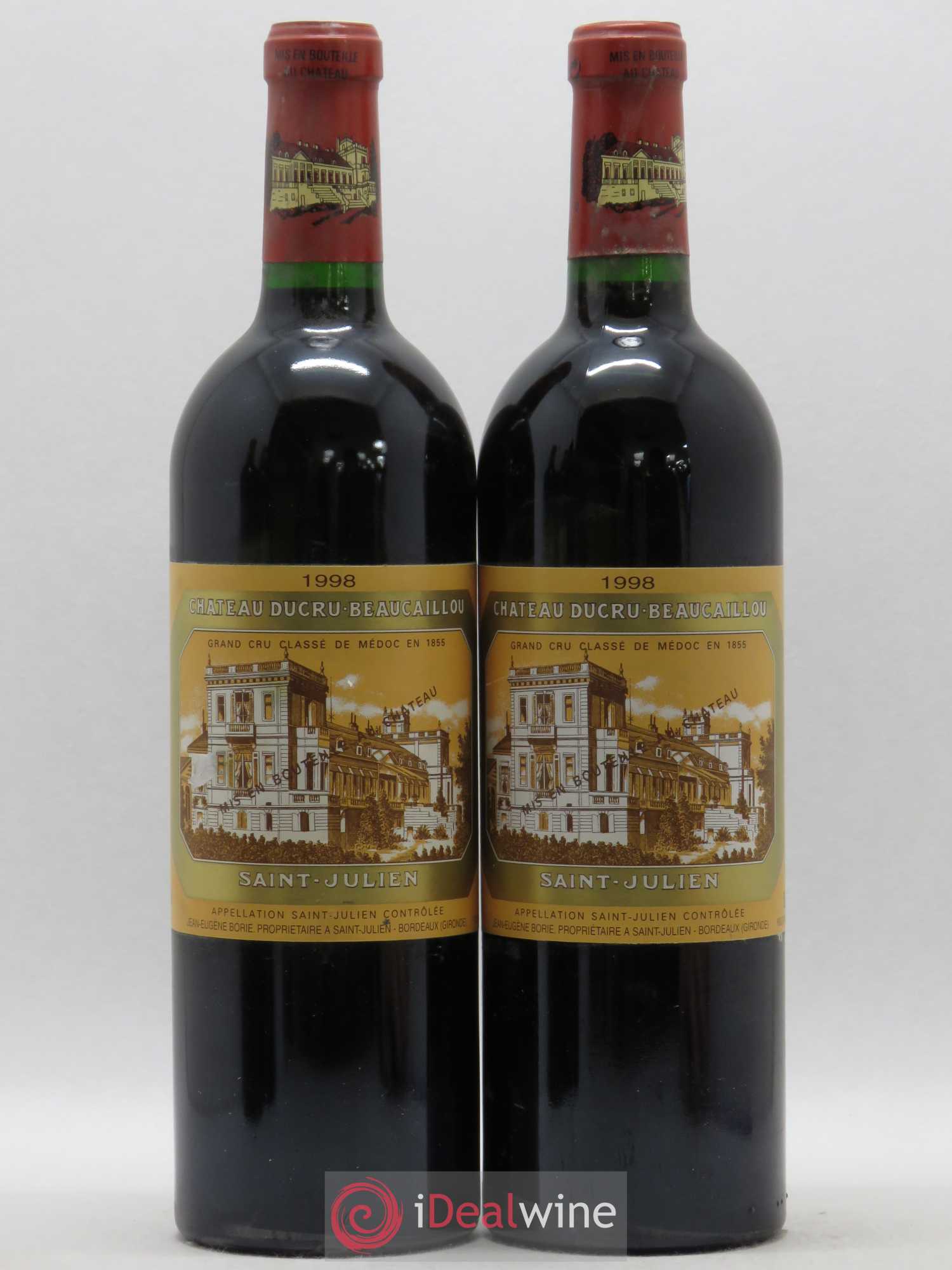 Château Ducru Beaucaillou 2ème Grand Cru Classé 1998 - Lot de 2 bouteilles - 0