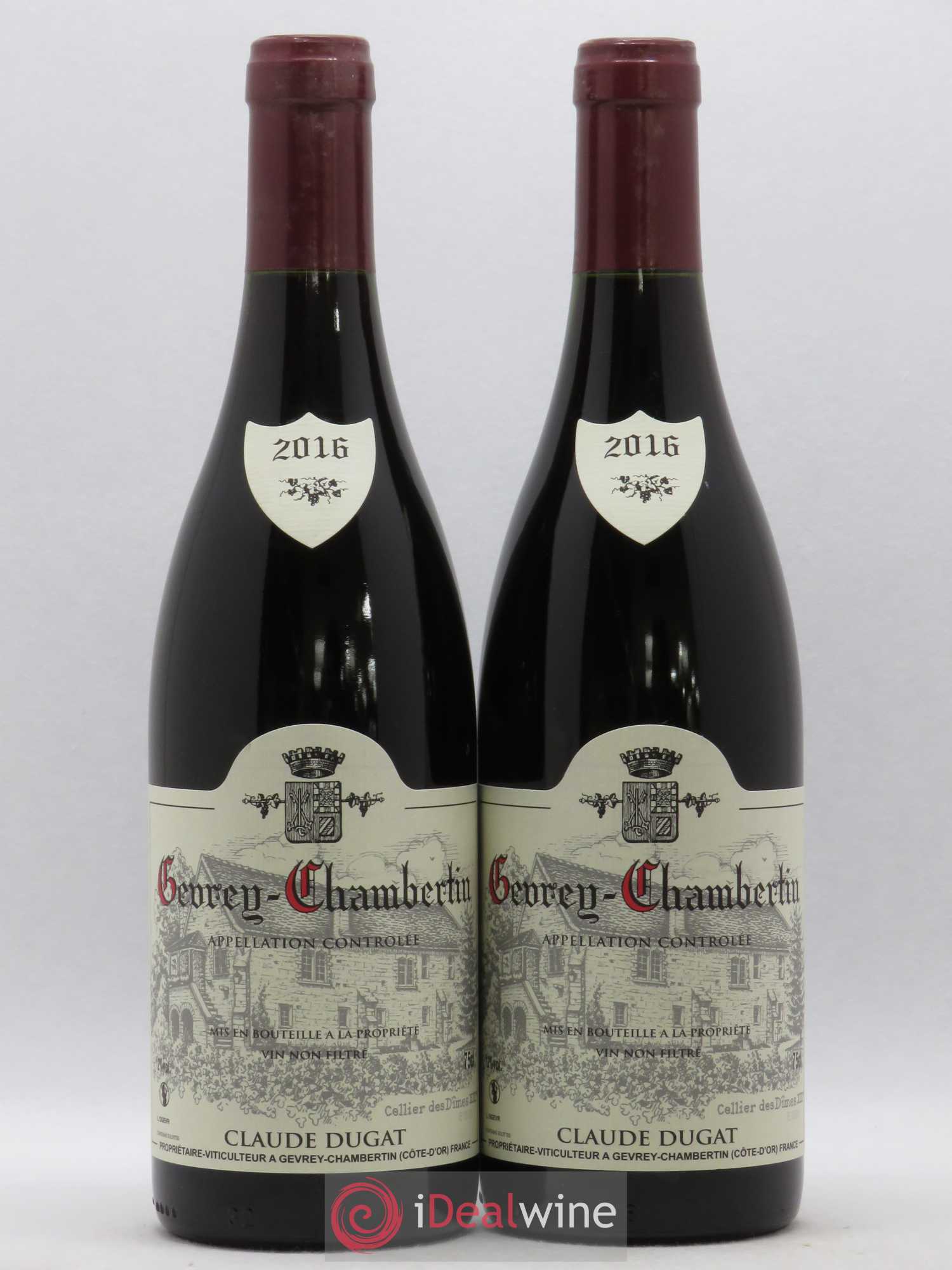 Gevrey-Chambertin Claude Dugat 2016 - Lot de 2 bouteilles - 0