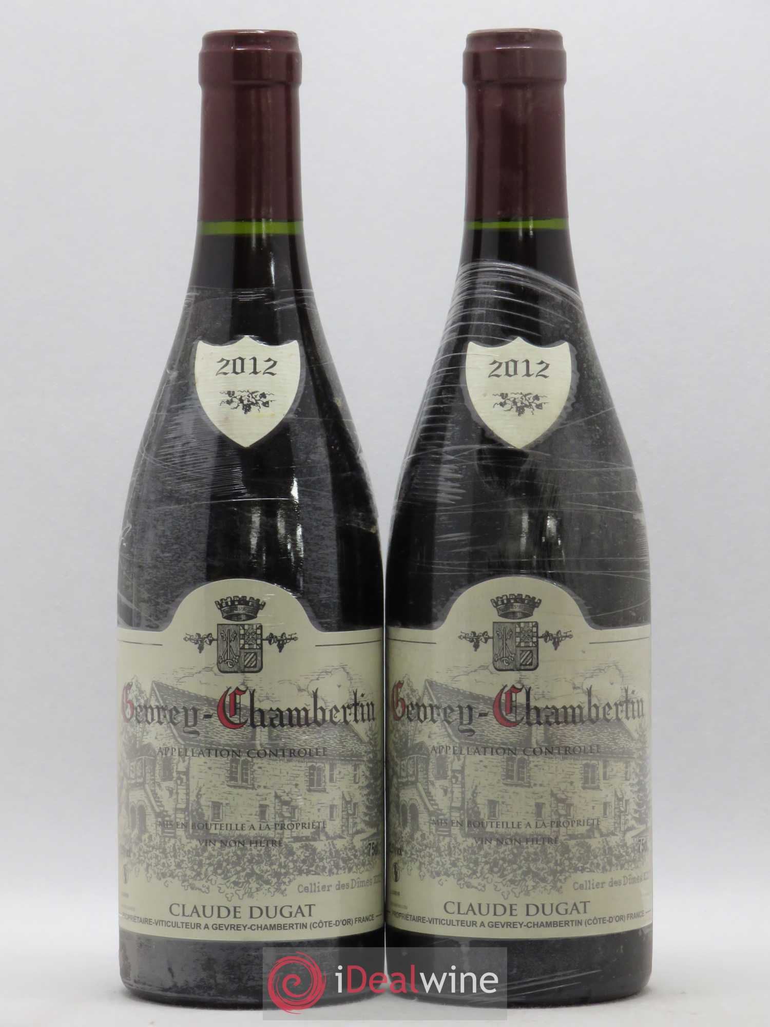 Gevrey-Chambertin Claude Dugat 2012 - Lot de 2 bouteilles - 0