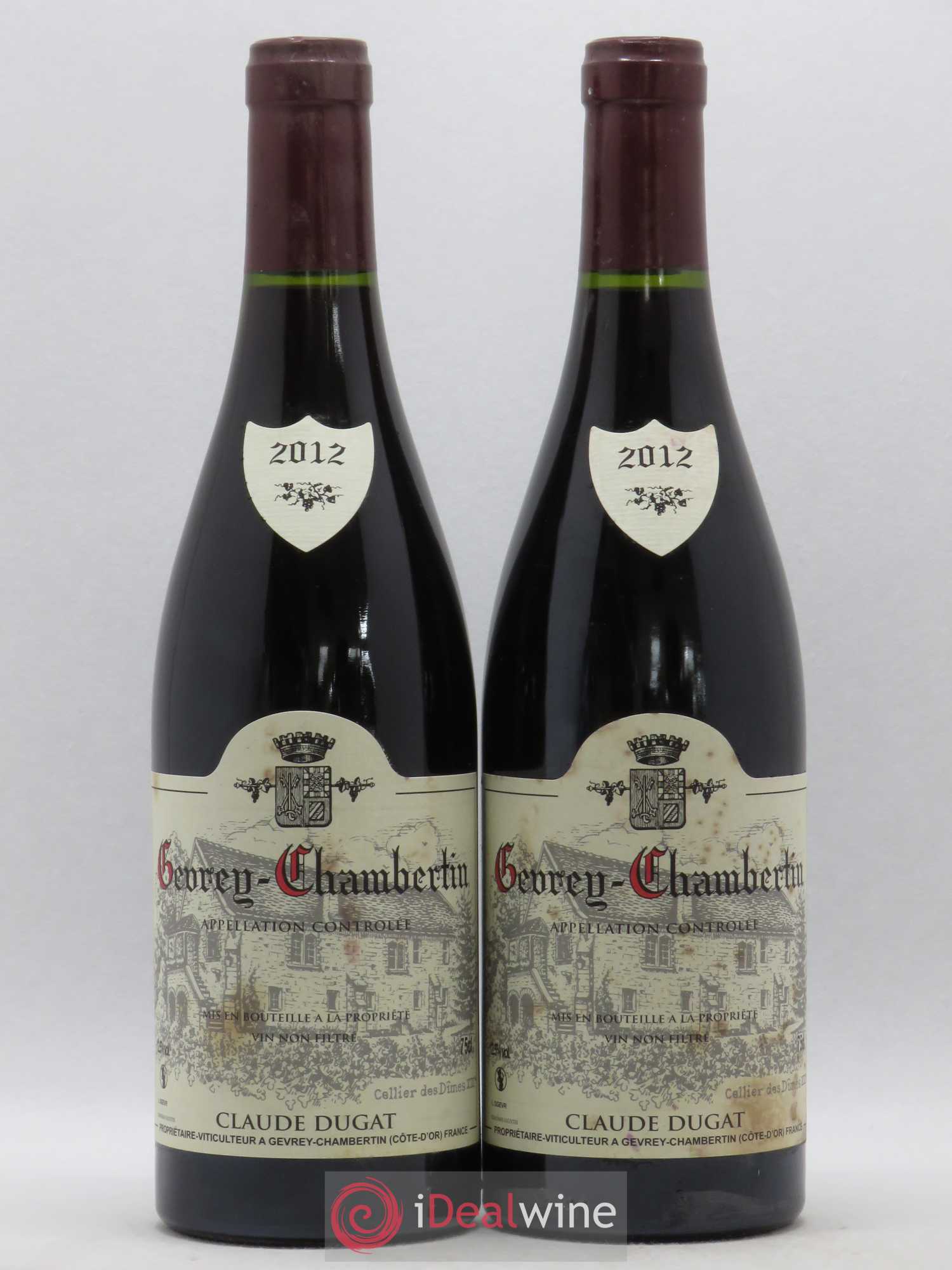 Gevrey-Chambertin Claude Dugat 2012 - Lot de 2 bouteilles - 0