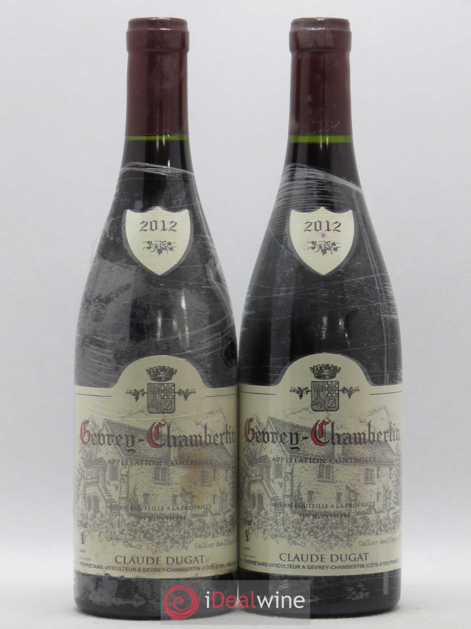 Gevrey-Chambertin Claude Dugat 2012 - Lot de 2 bouteilles - 0