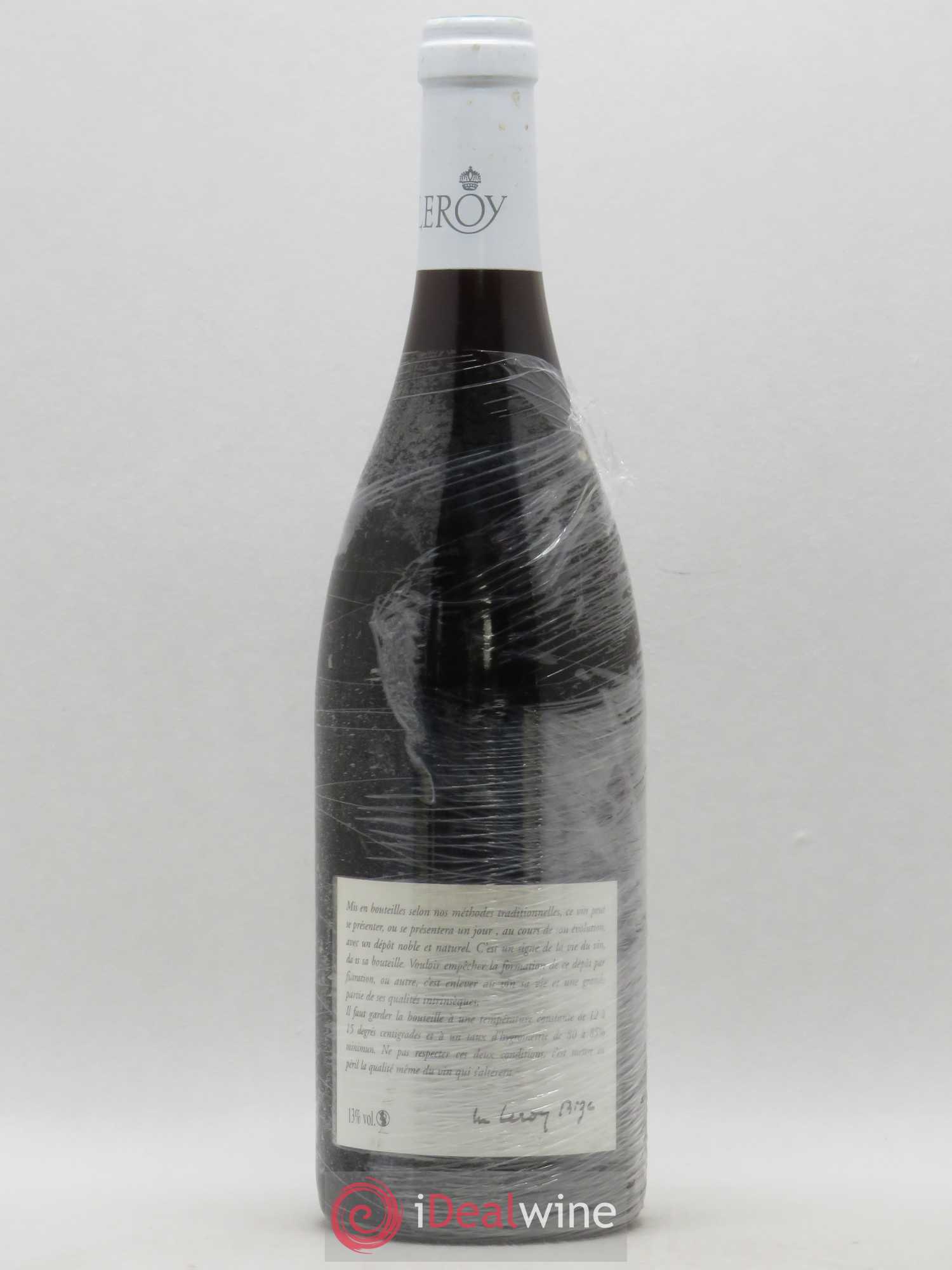 Volnay 1er Cru Santenots Leroy SA 2003 - Lot de 1 bouteille - 1