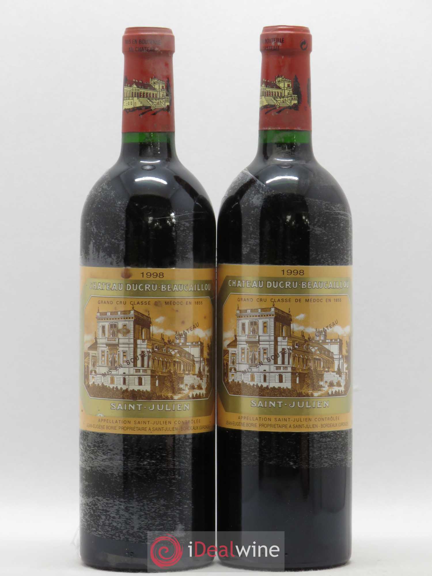 Château Ducru Beaucaillou 2ème Grand Cru Classé 1998 - Lot de 2 bouteilles - 0