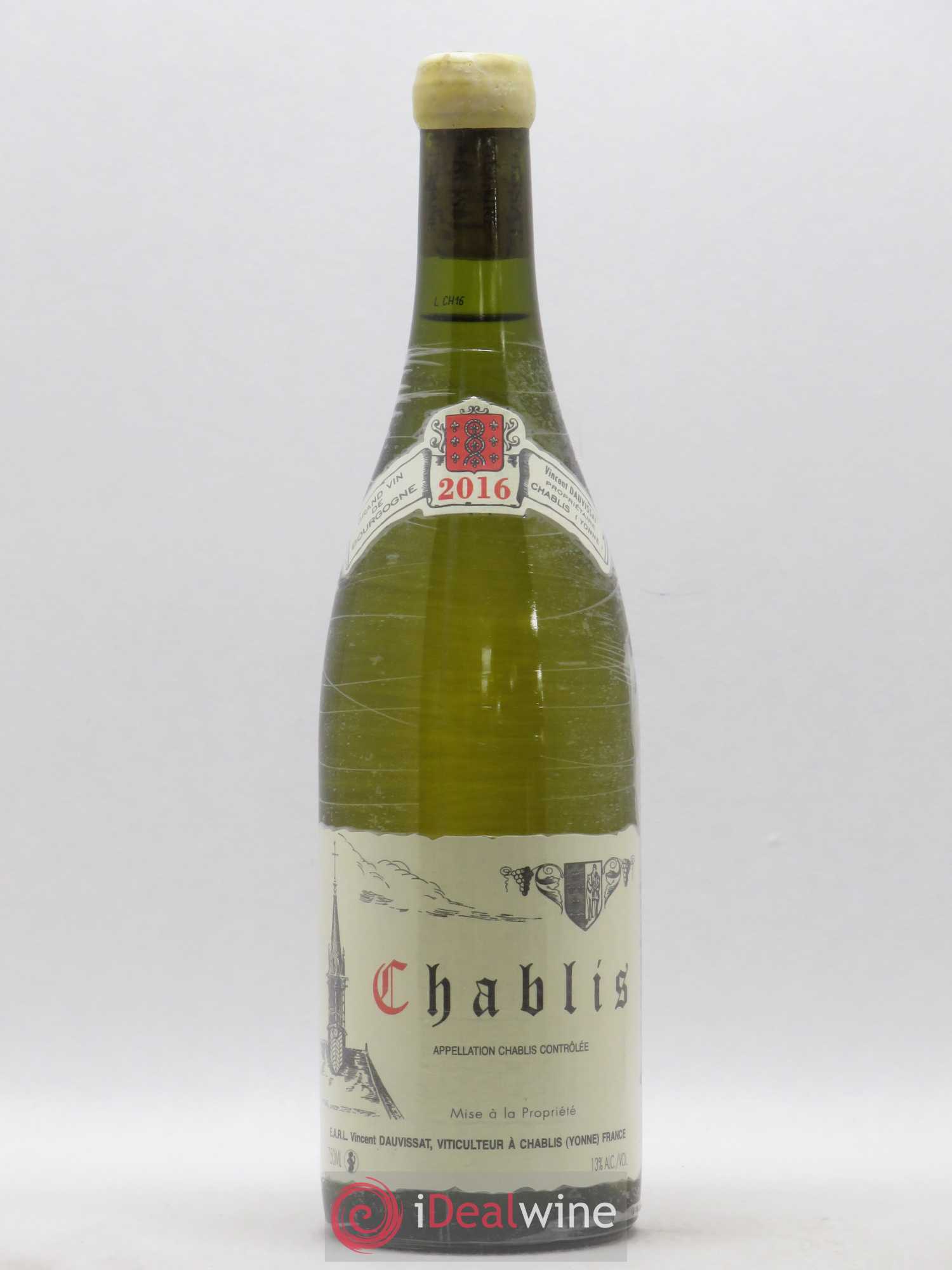 Chablis Vincent Dauvissat (Domaine) 2016 - Lot de 1 bouteille - 0