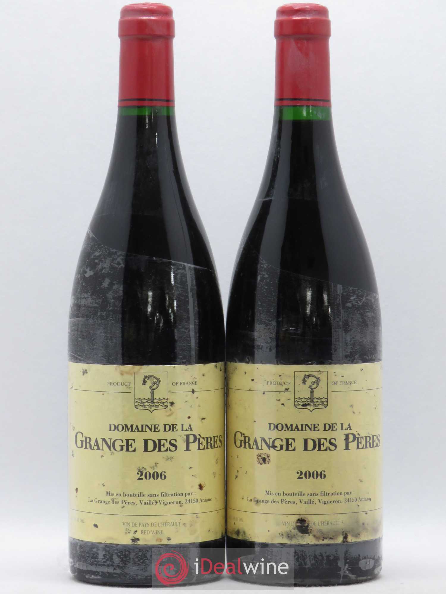 Pays d'Hérault Grange des Pères Laurent Vaillé 2006 - Lot de 2 bouteilles - 0