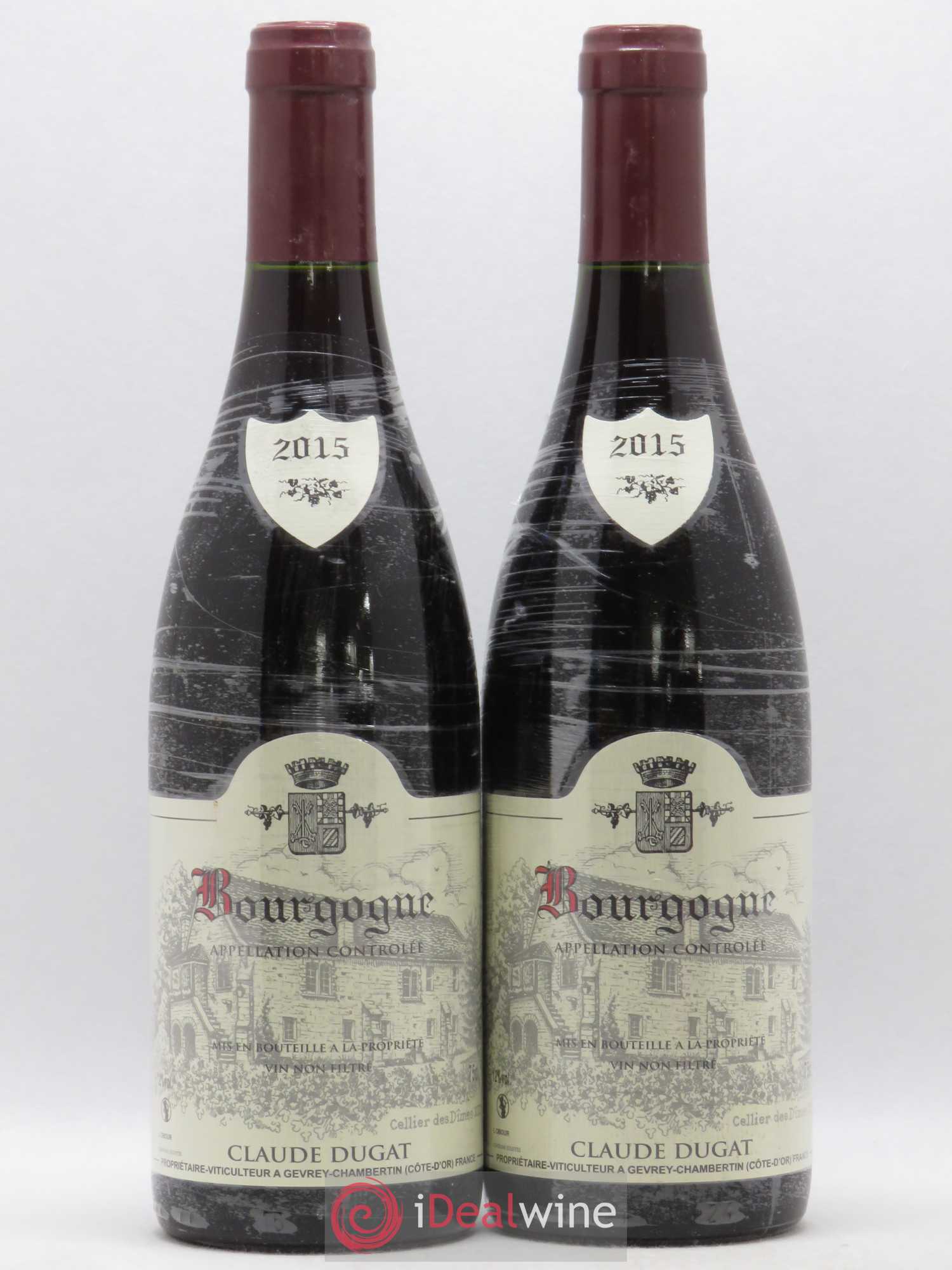 Bourgogne Claude Dugat 2015 - Lot de 2 bouteilles - 0