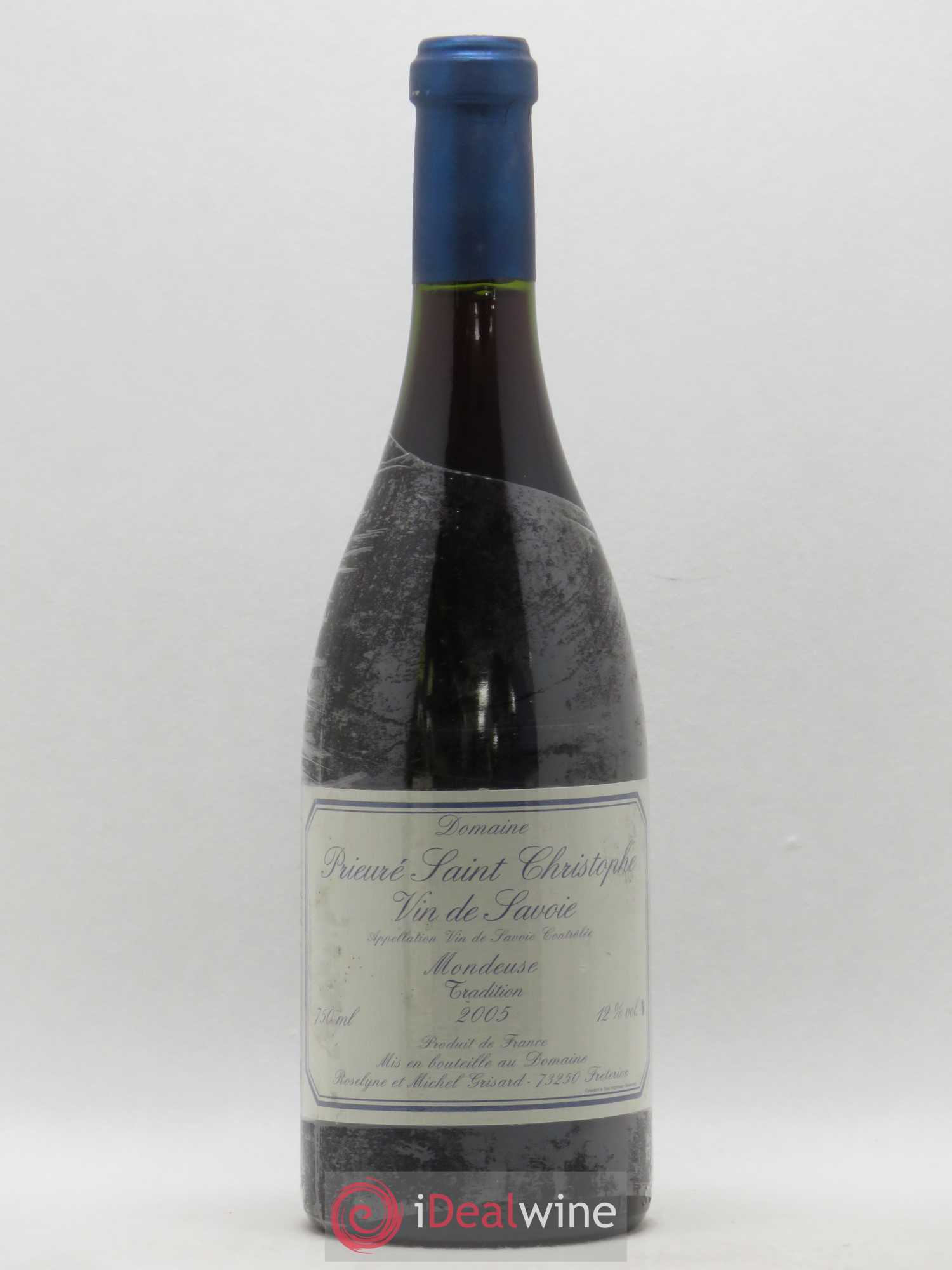 Vin de Savoie Mondeuse Tradition Prieuré Saint Christophe 2005 - Posten von 1 Flasche - 0