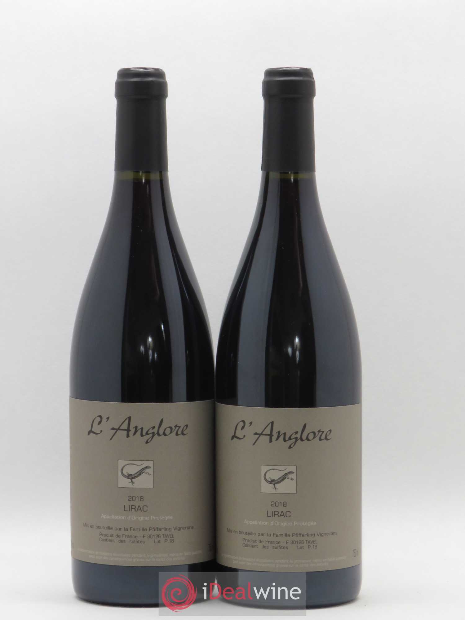 Lirac L'Anglore 2018 - Posten von 2 Flaschen - 0