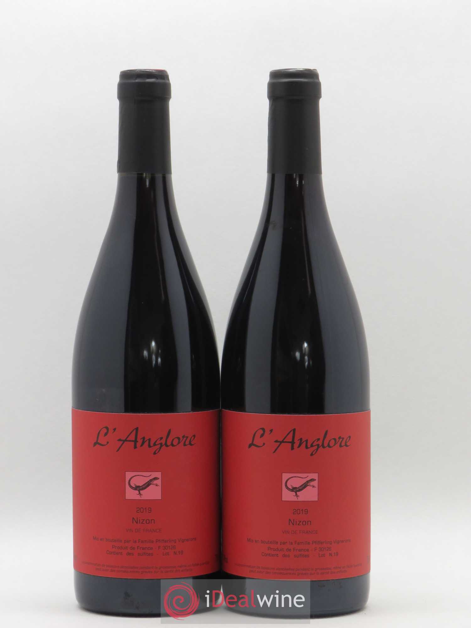 Vin de France Nizon L'Anglore 2019 - Lot de 2 bouteilles - 0