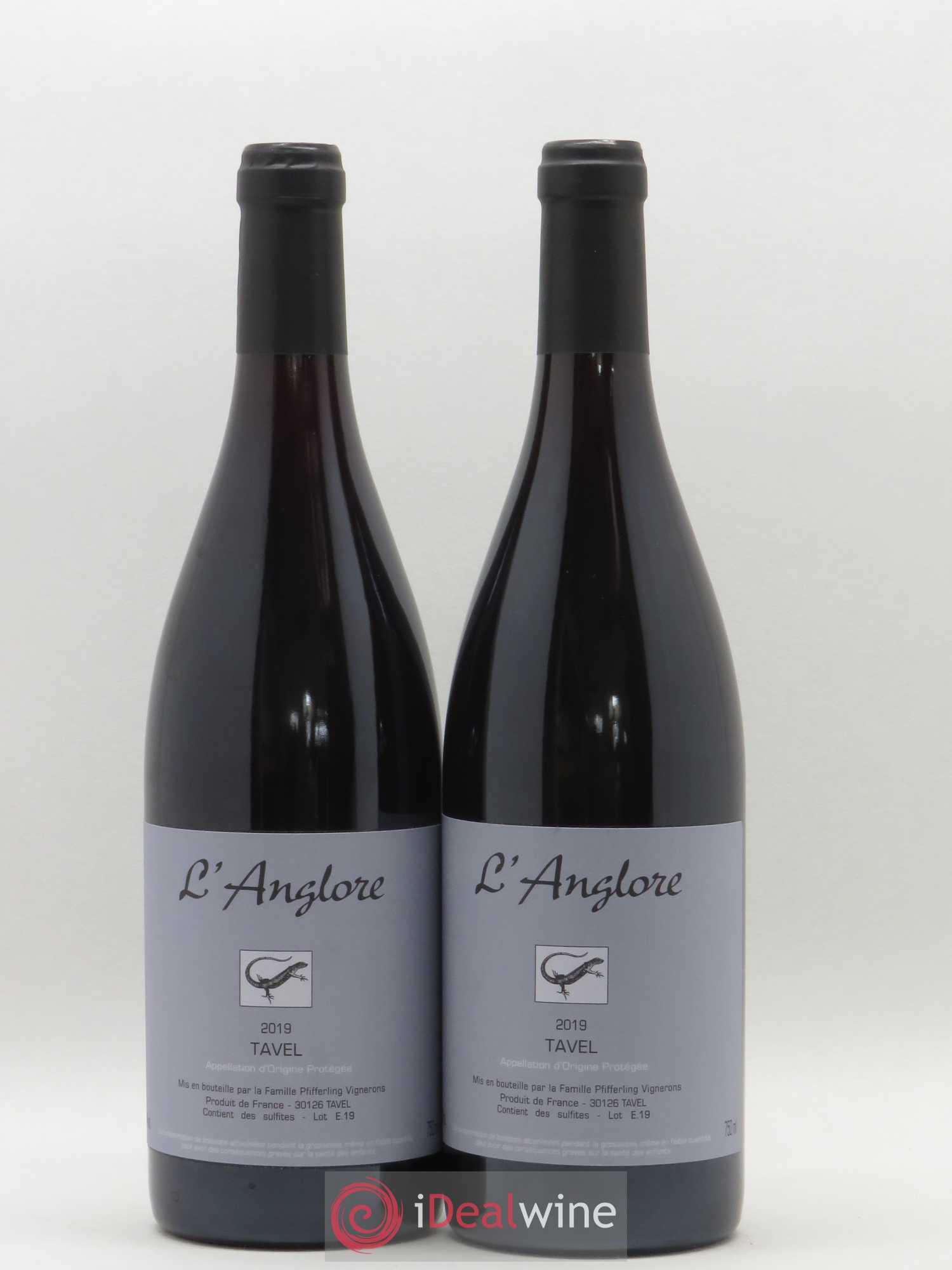 Tavel L'Anglore 2019 - Lot de 2 bouteilles - 0