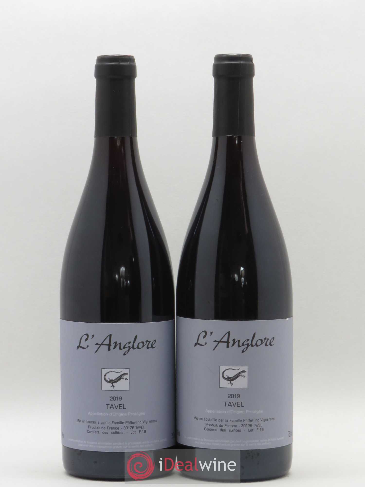 Tavel L'Anglore 2019 - Posten von 2 Flaschen - 0