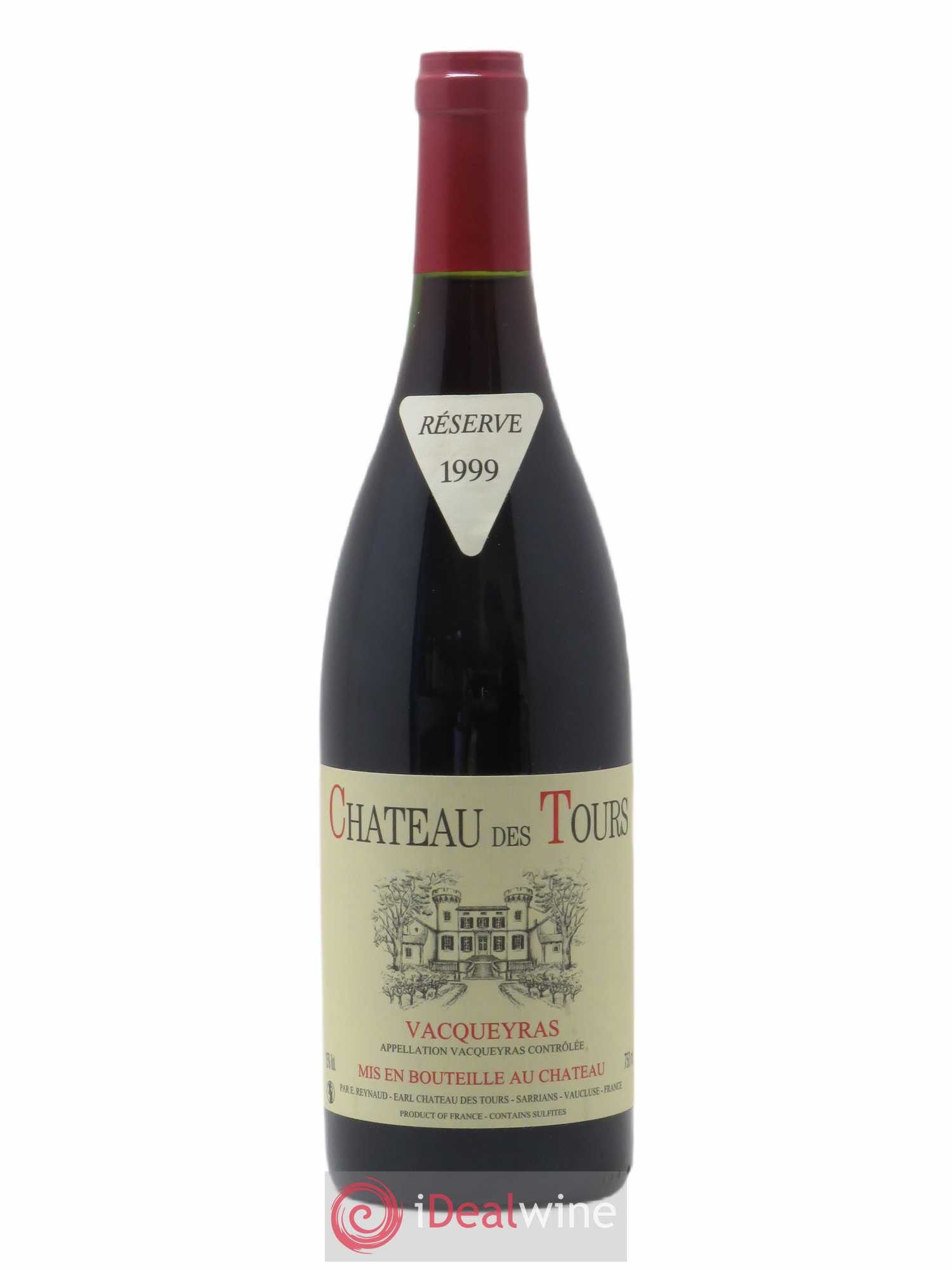 Vacqueyras Château des Tours Emmanuel Reynaud 1999 - Lot de 1 bouteille - 0