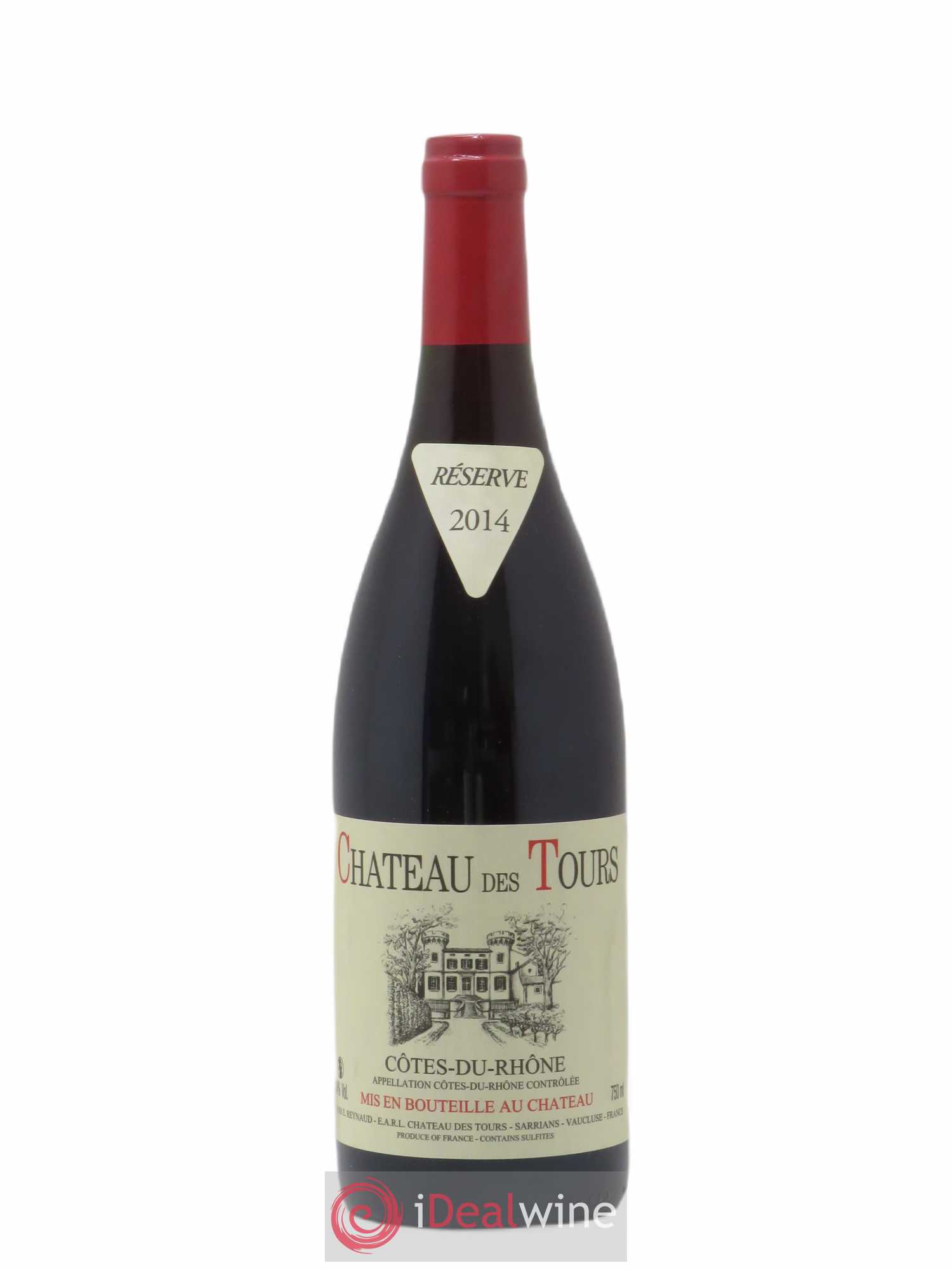 Côtes-du-Rhône Château des Tours Emmanuel Reynaud 2014 - Lot de 1 bouteille - 0