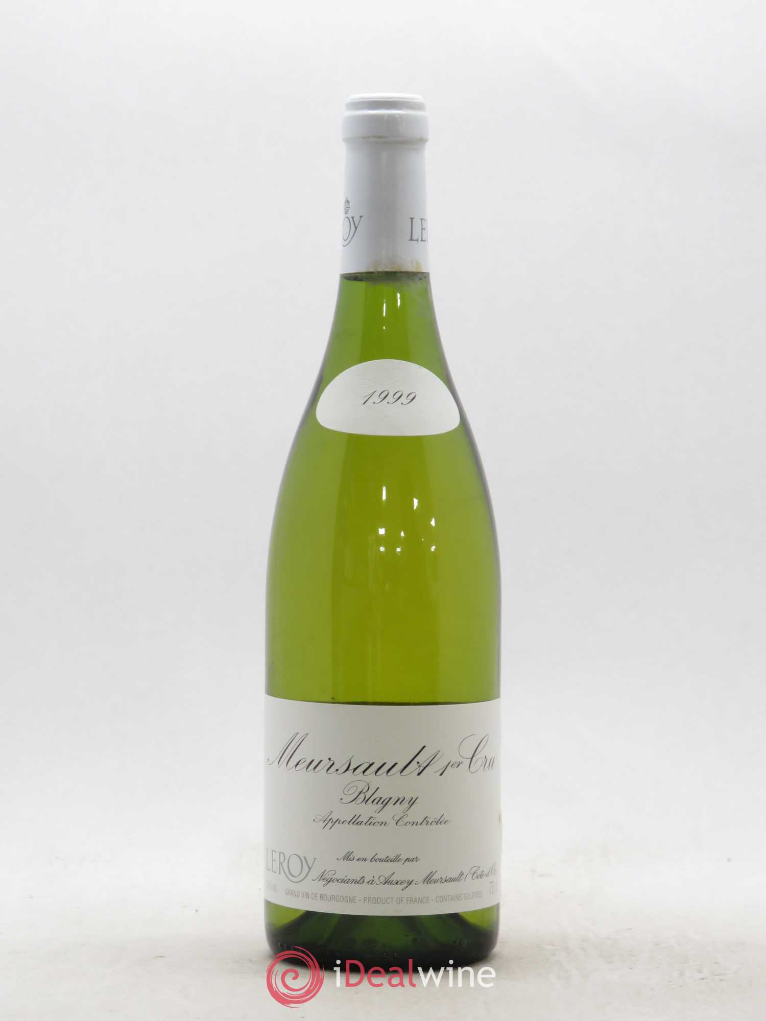 Meursault 1er Cru Blagny Leroy SA 1999 - Lot de 1 bouteille - 0