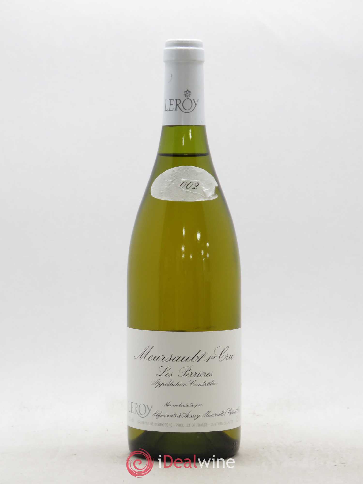 Meursault Les Perrières Leroy SA 2002 - Posten von 1 Flasche - 0