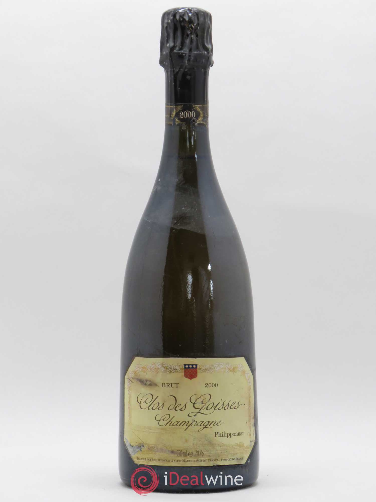 Clos des Goisses Philipponnat 2000 - Lot de 1 bouteille - 0