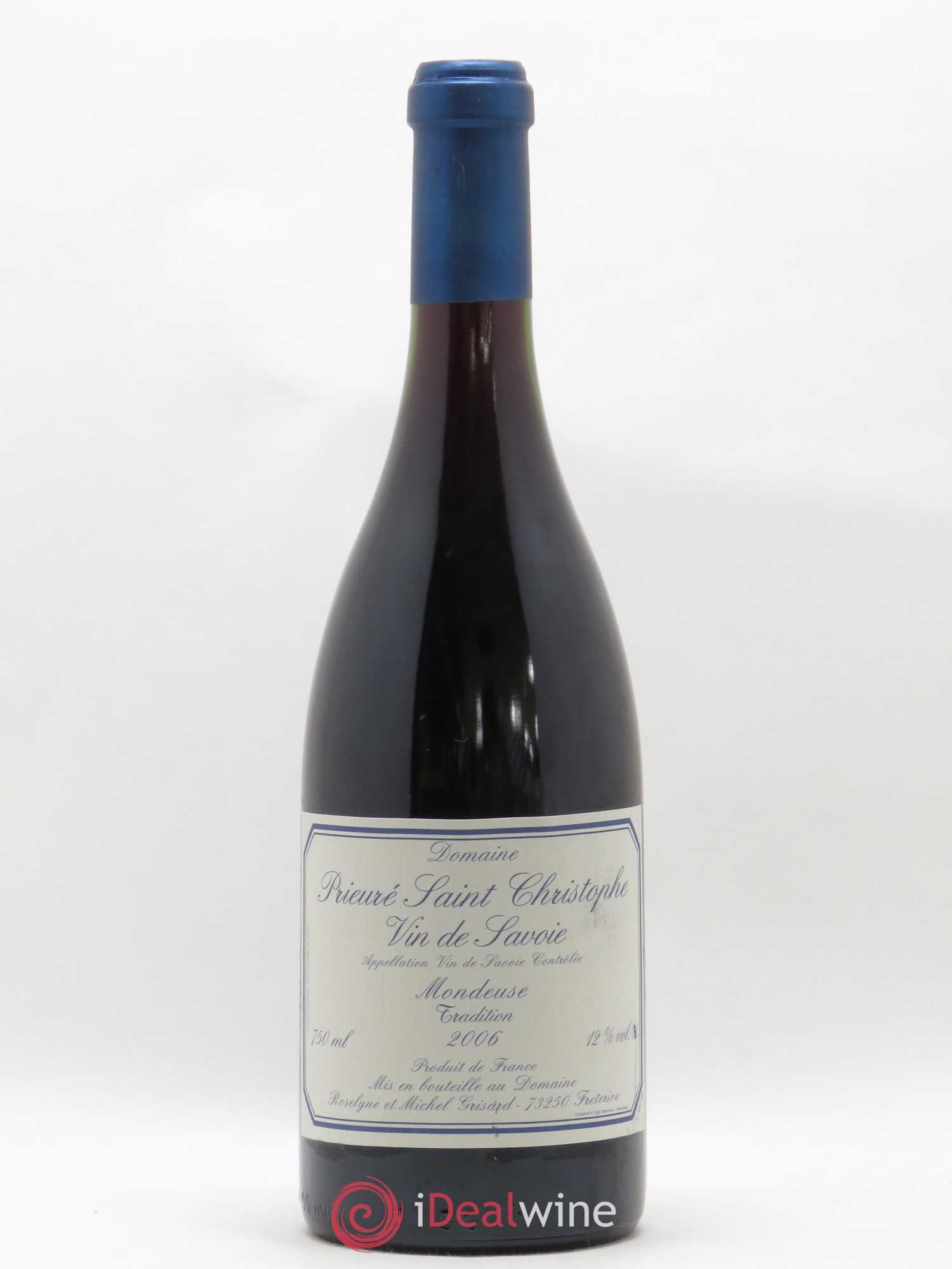 Vin de Savoie mondeuse tradition Prieuré Saint Christophe 2006 - Posten von 1 Flasche - 0