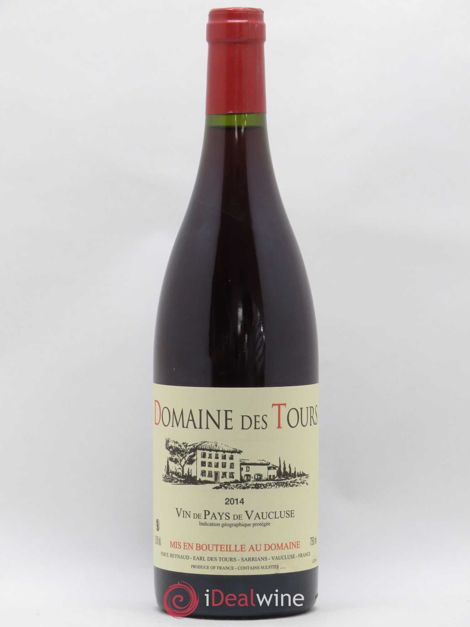 Vaucluse (Vin de Pays de Vaucluse) Domaine des Tours Emmanuel Reynaud 2014 - Lot de 1 bouteille - 0