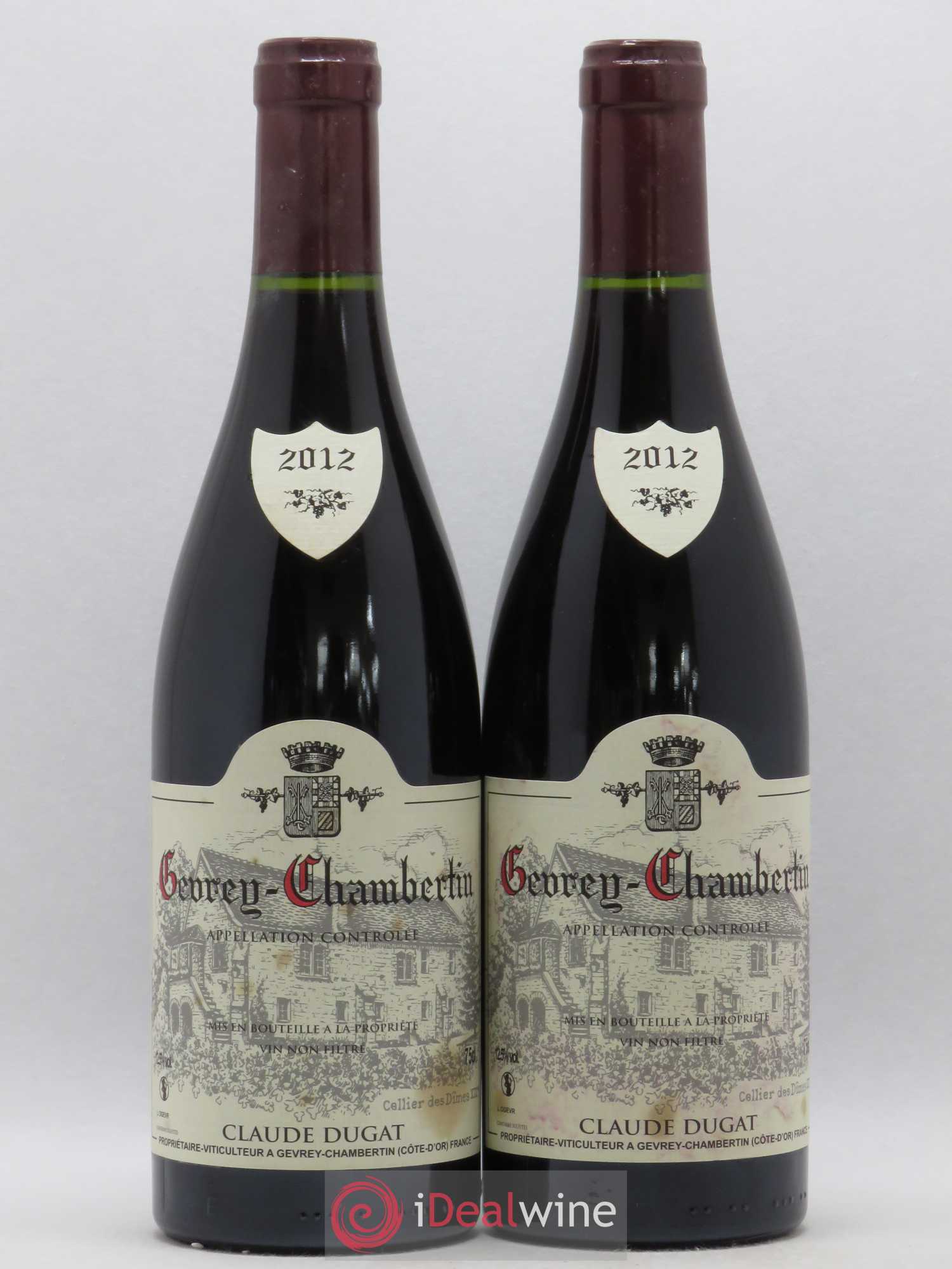Gevrey-Chambertin Claude Dugat 2012 - Lot de 2 bouteilles - 0