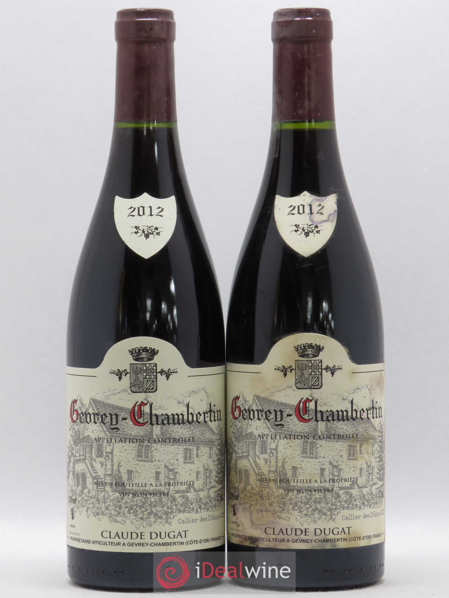 Gevrey-Chambertin Claude Dugat 2012 - Lot de 2 bouteilles - 0