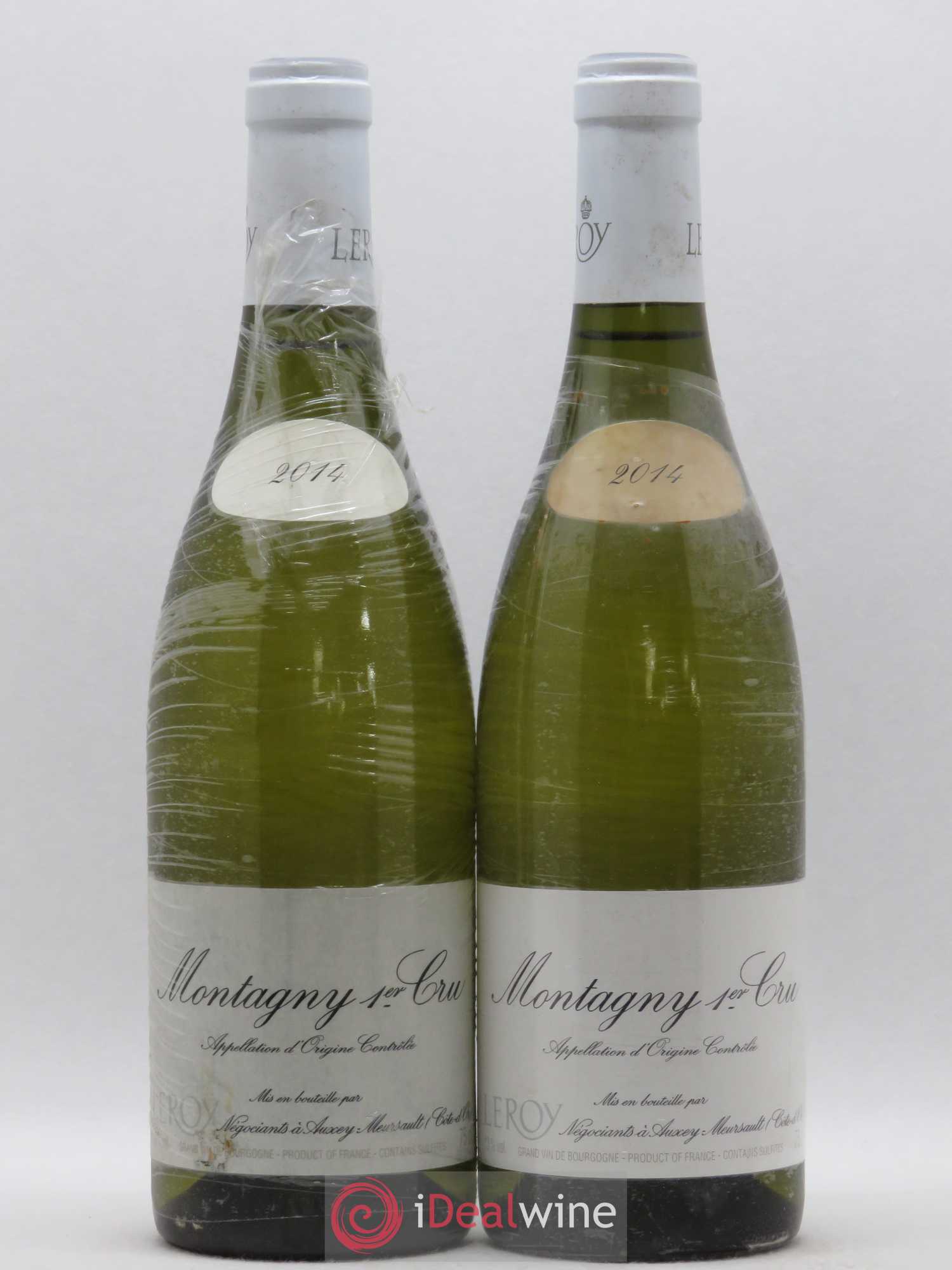 Montagny 1er Cru Leroy SA 2014 - Lot de 2 bouteilles - 0