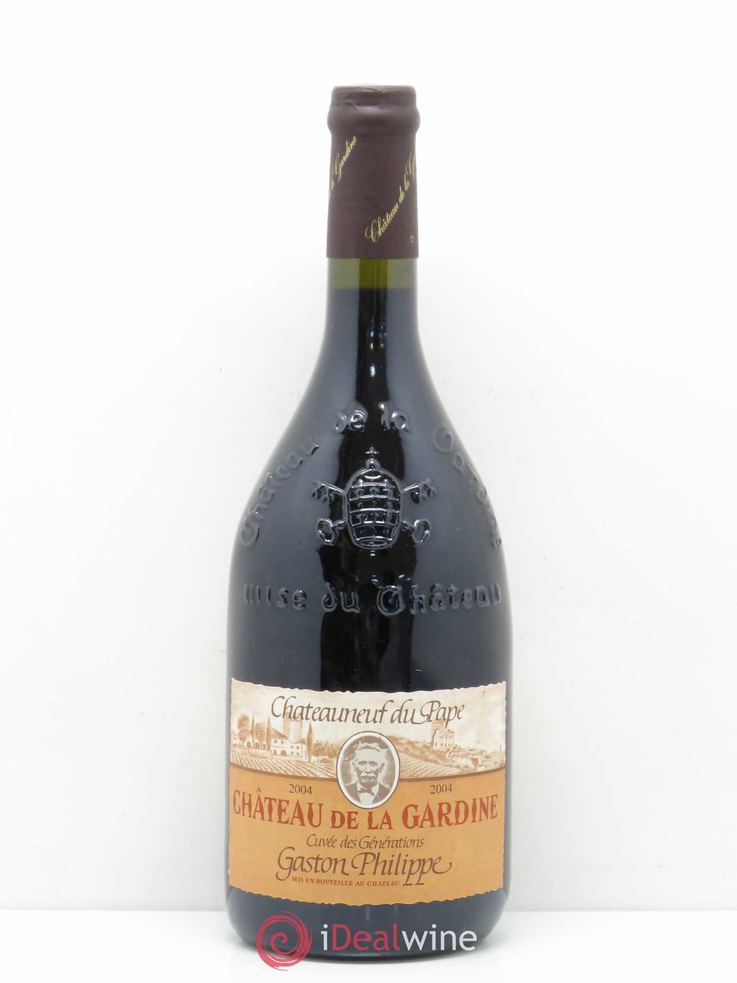 Châteauneuf-du-Pape Cuvée des Générations Château de la Gardine Gaston Philippe (sans prix de réserve) 2004 - Posten von 1 Flasche - 0