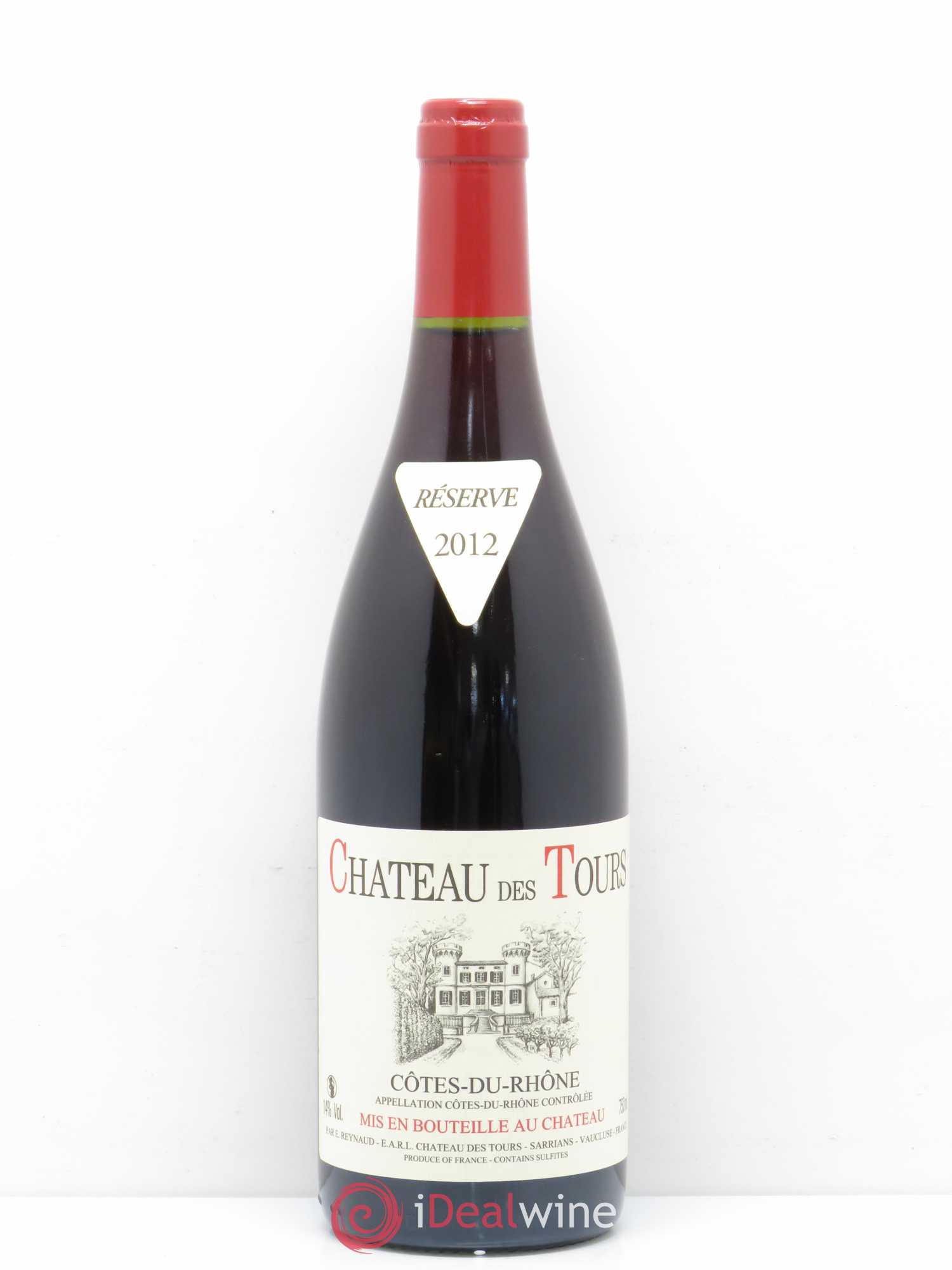 Côtes-du-Rhône Château des Tours Emmanuel Reynaud 2012 - Lot de 1 bouteille - 0
