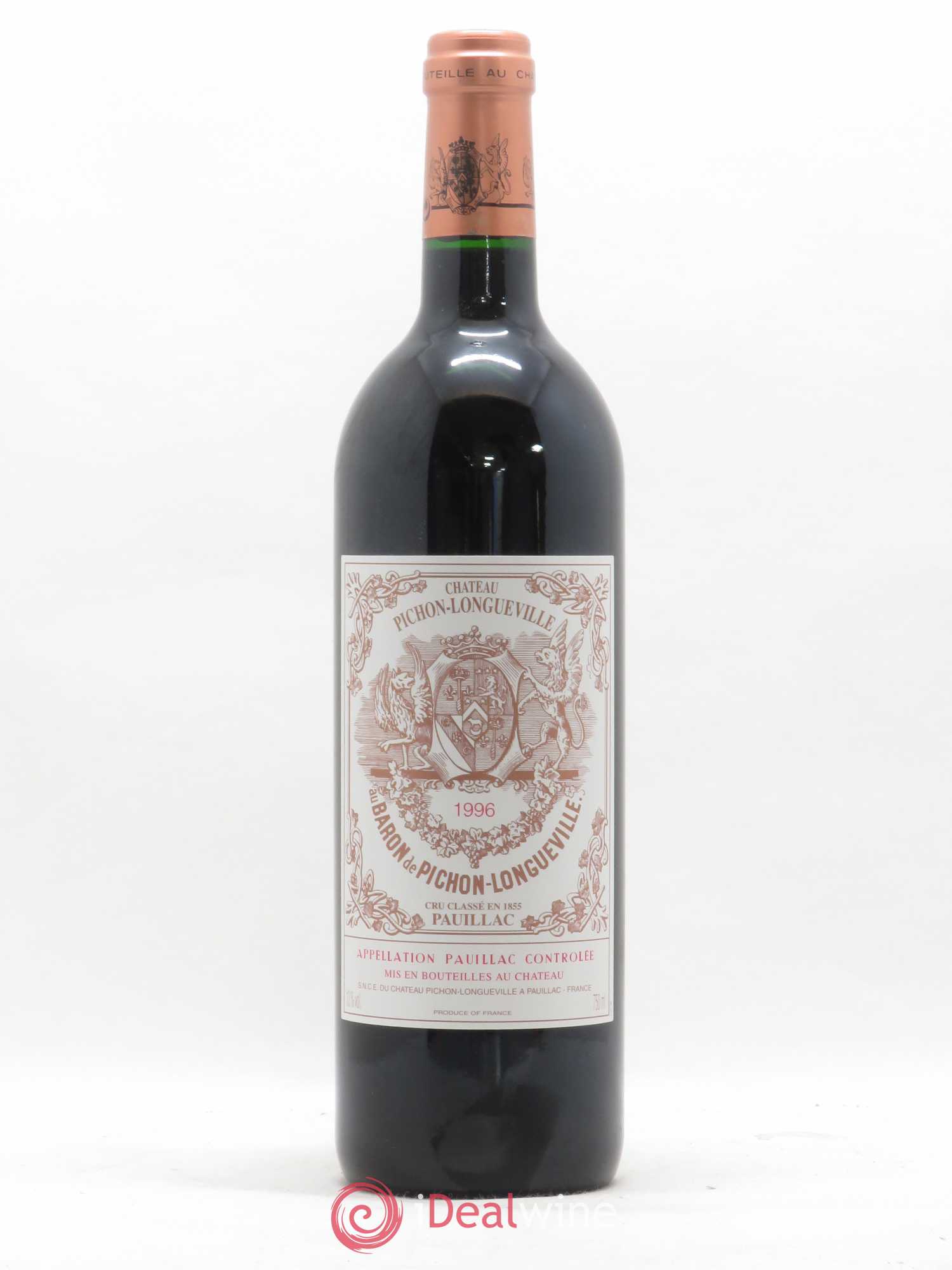 Pichon Longueville Baron 2ème Grand Cru Classé 1996 - Lot de 1 bouteille - 0