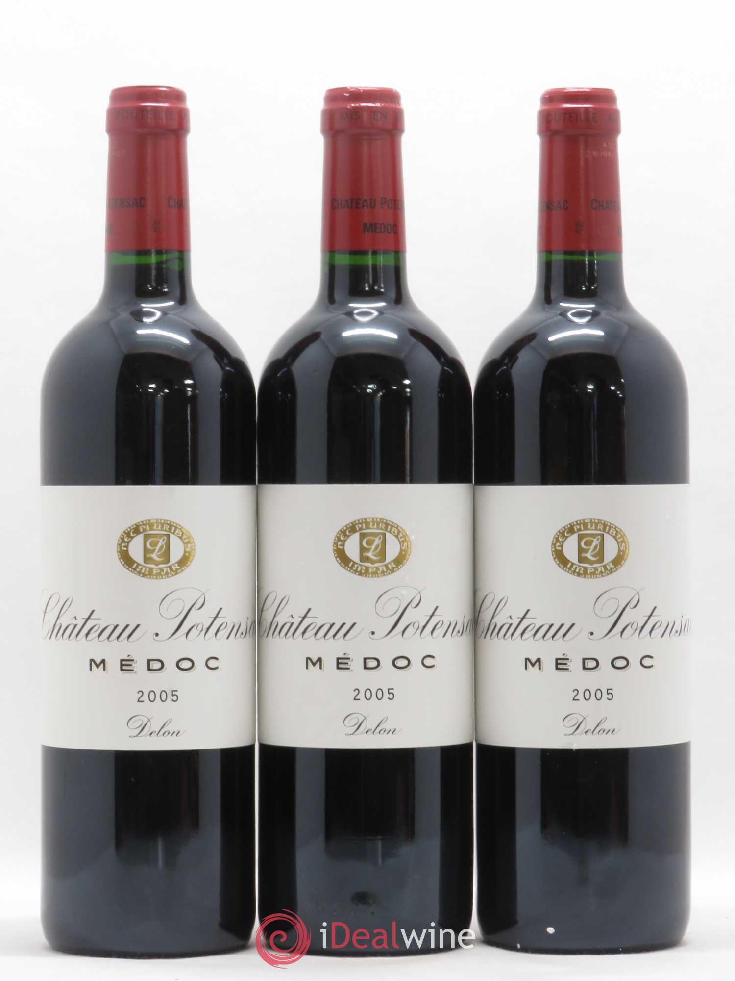 Château Potensac (sans prix de réserve) 2005 - Lot de 3 bouteilles - 0