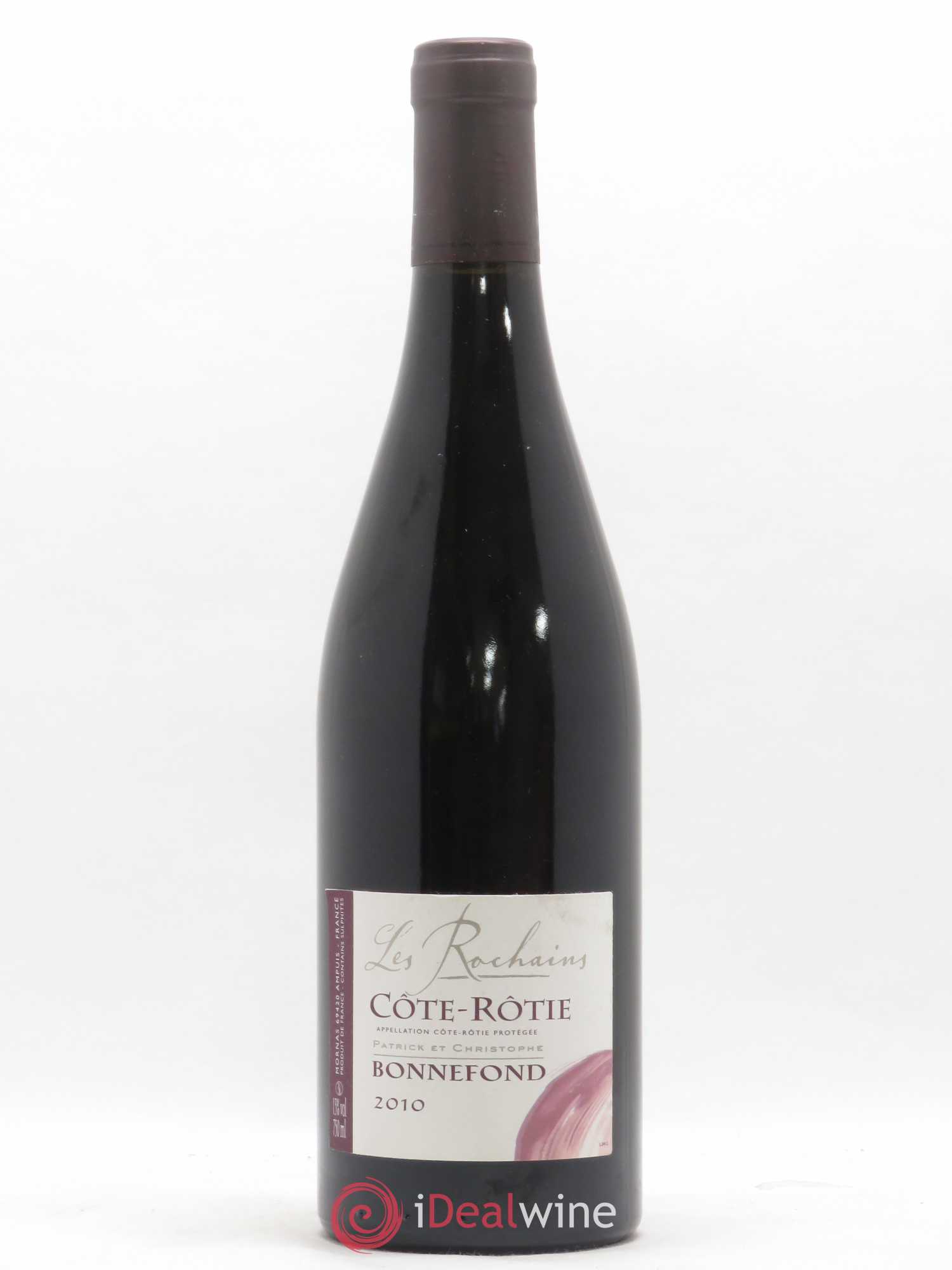 Côte-Rôtie Les Rochains Domaine Bonnefond (sans prix de réserve) 2010 - Lot de 1 bouteille - 0