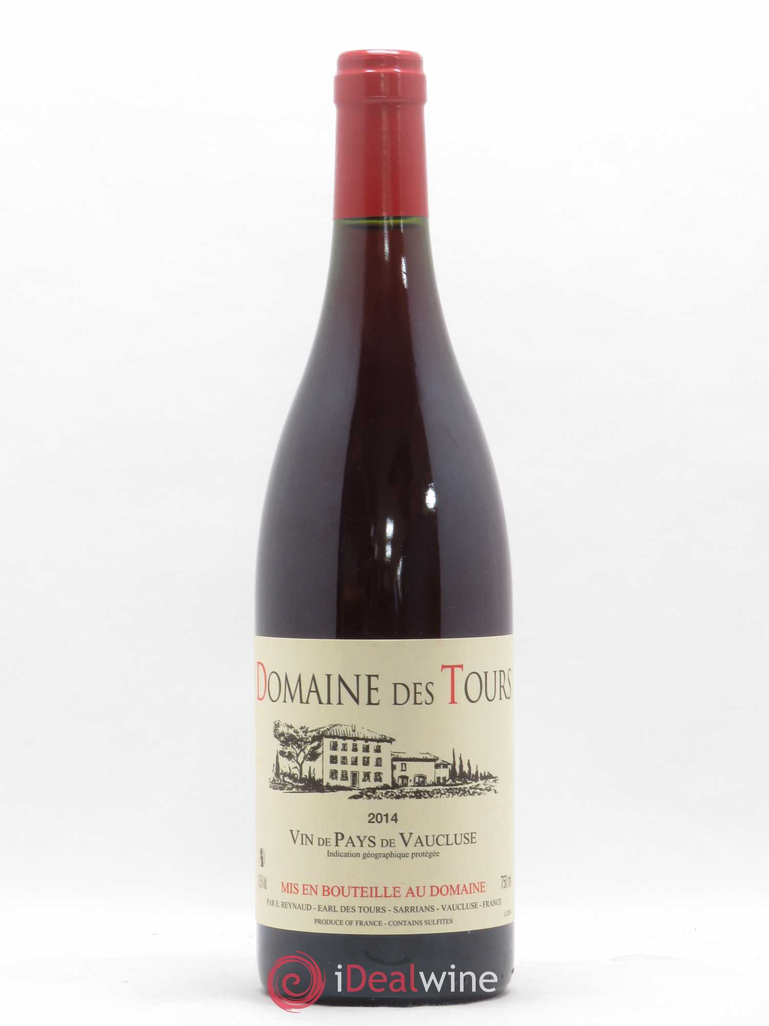 Vaucluse (Vin de Pays de Vaucluse) Domaine des Tours Emmanuel Reynaud 2014 - Lot de 1 bouteille - 0