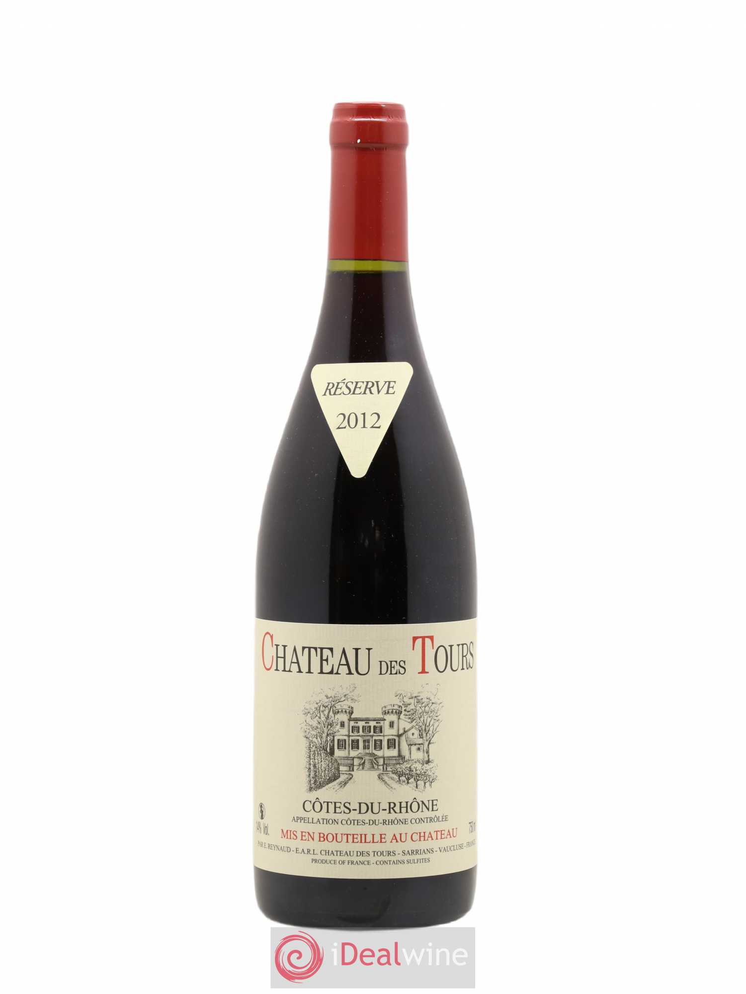 Côtes-du-Rhône Château des Tours Emmanuel Reynaud 2012 - Lot de 1 bouteille - 0