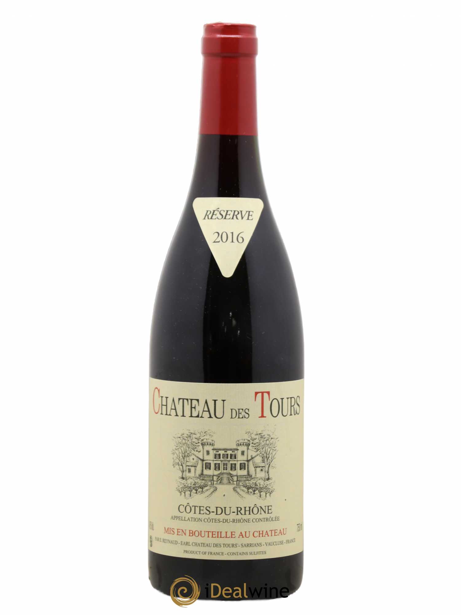 Côtes-du-Rhône Château des Tours Emmanuel Reynaud 2016 - Lot de 1 bouteille - 0