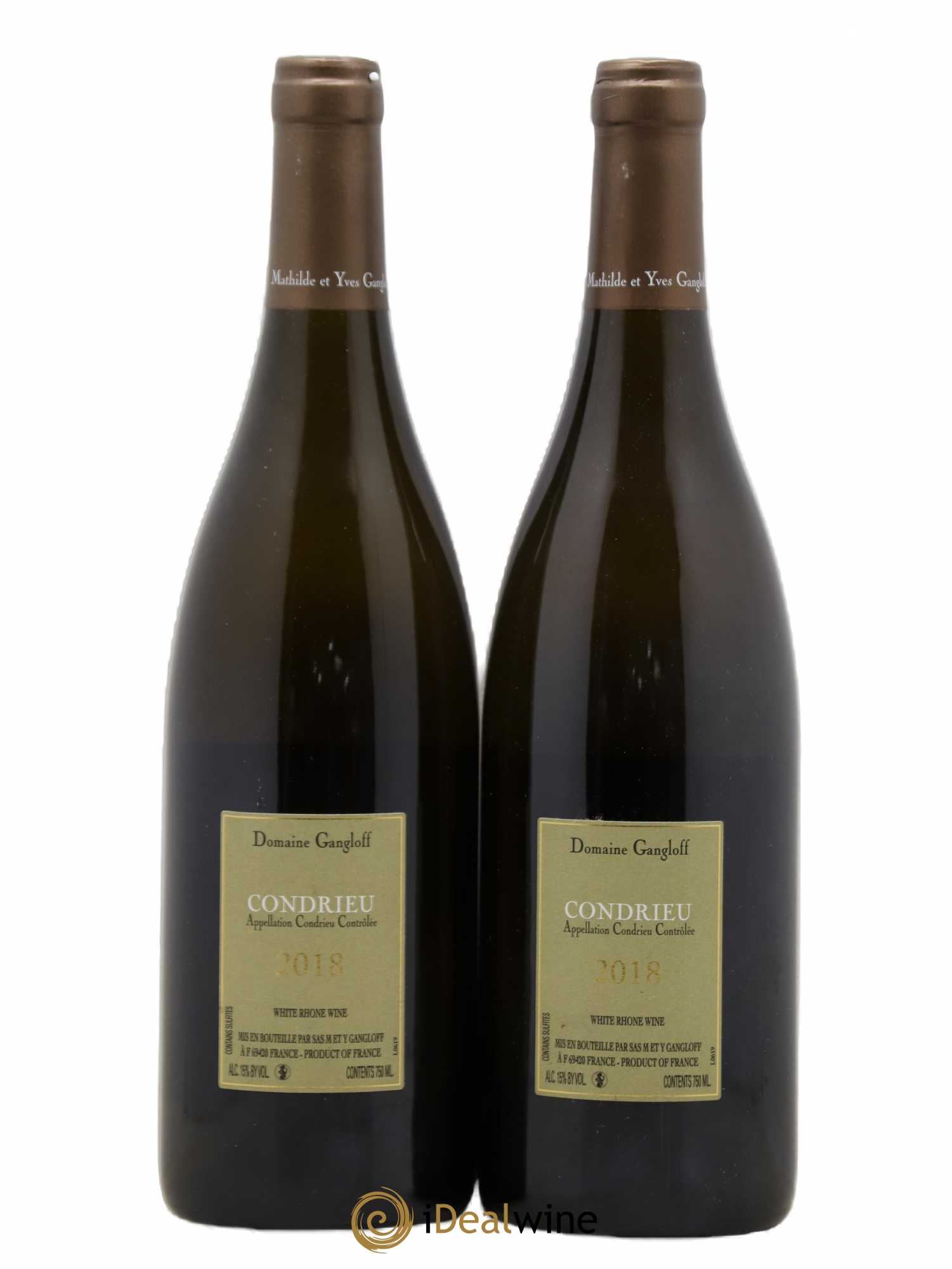 Condrieu Domaine Gangloff (Domaine) 2018 - Lot de 2 bouteilles - 1