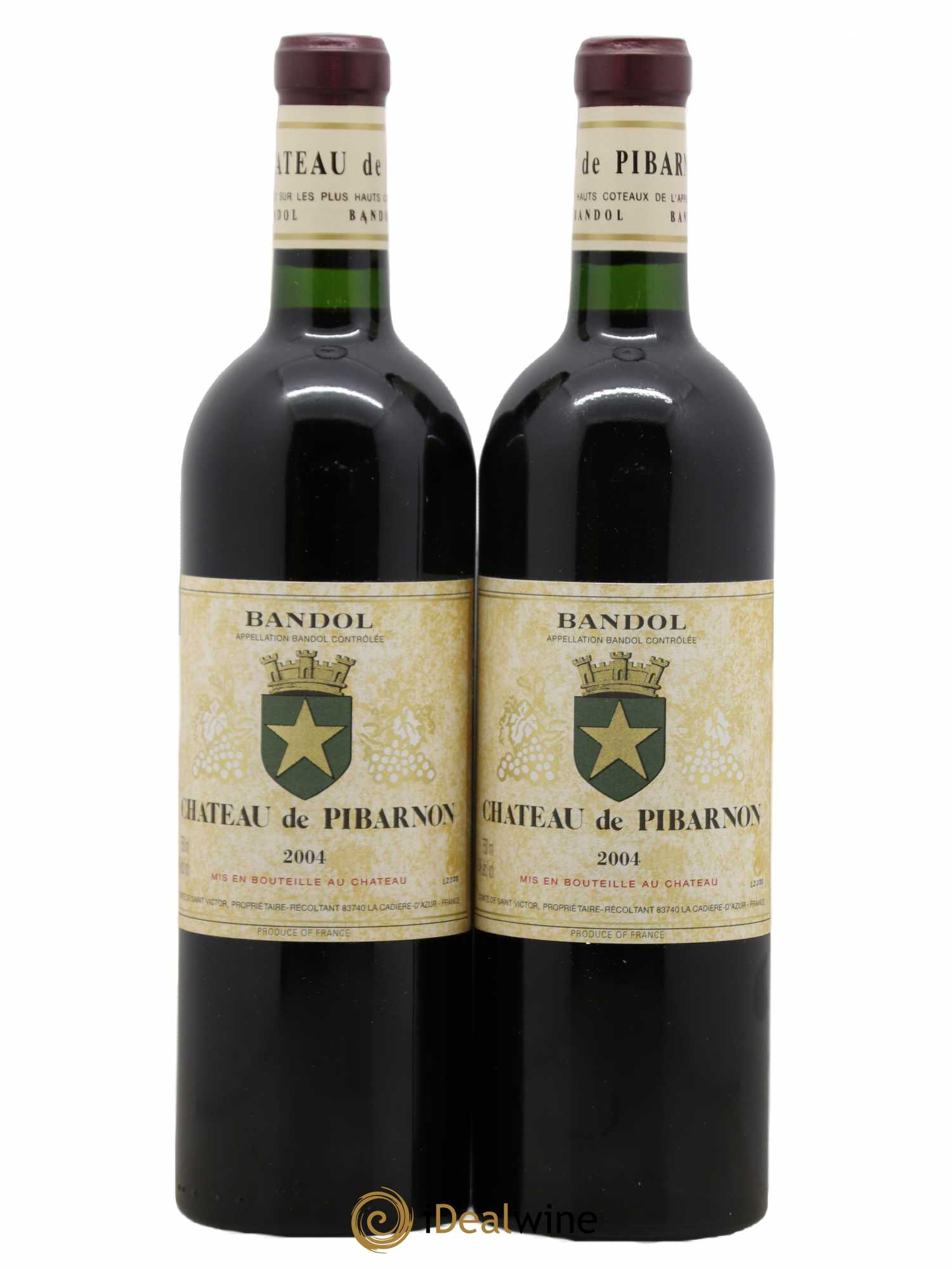 Bandol Château de Pibarnon Comte de Saint-Victor 2004 - Lot de 2 bouteilles - 0