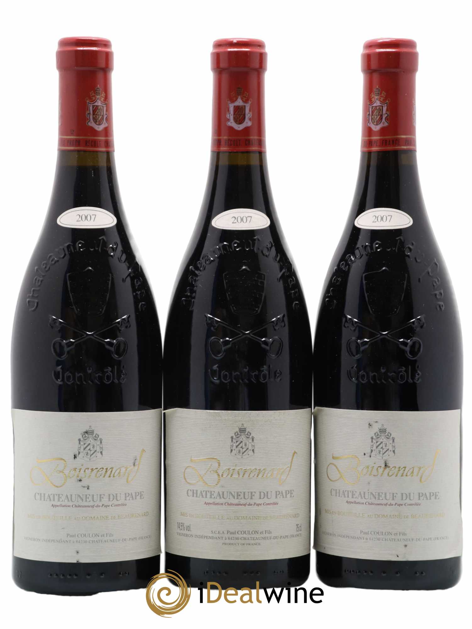 Châteauneuf-du-Pape Cuvée Boisrenard Beaurenard (Domaine de) 2007 - Lot de 3 bouteilles - 0