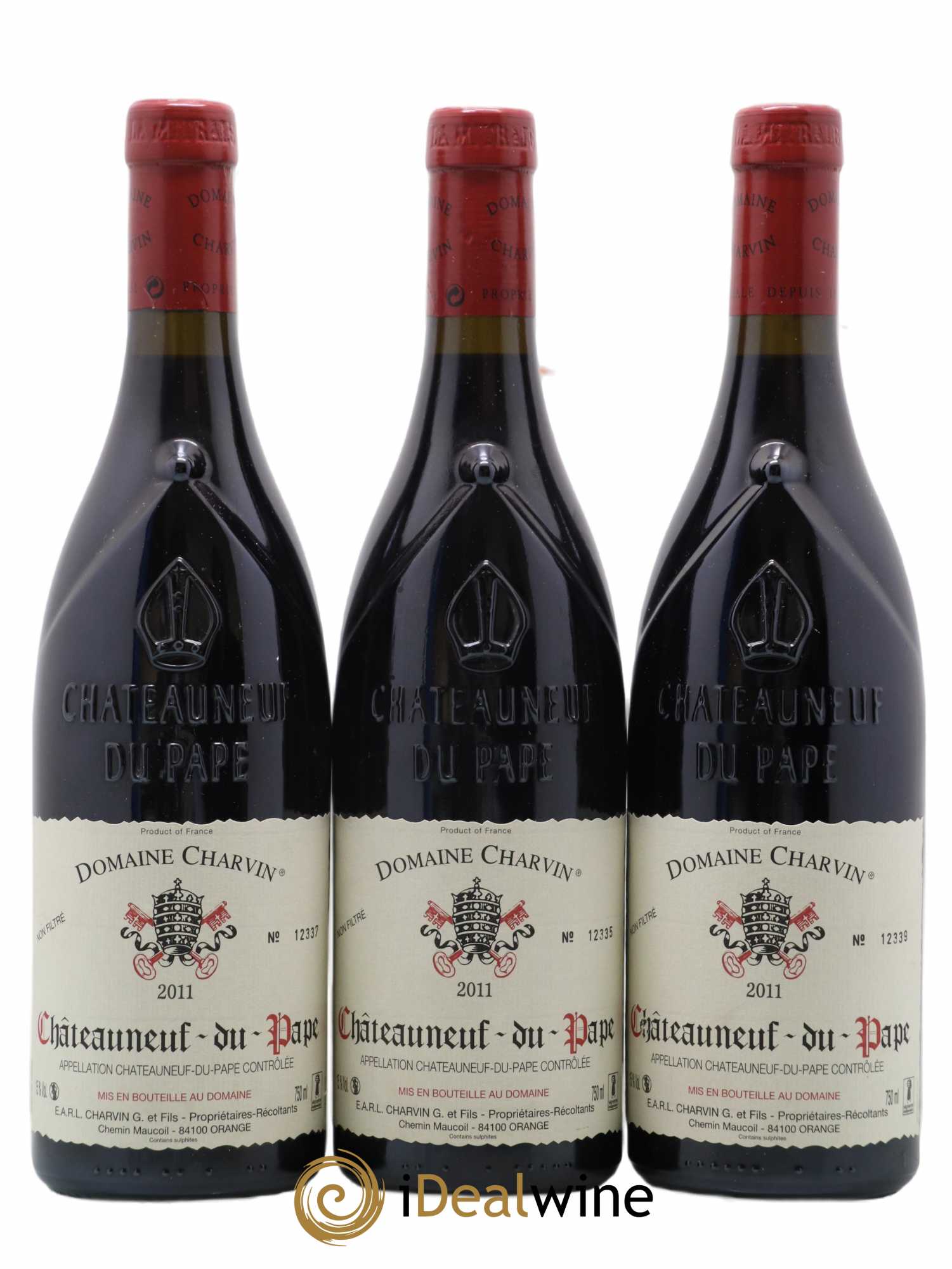 Châteauneuf-du-Pape Charvin (Domaine) 2011 - Lot de 3 bouteilles - 0