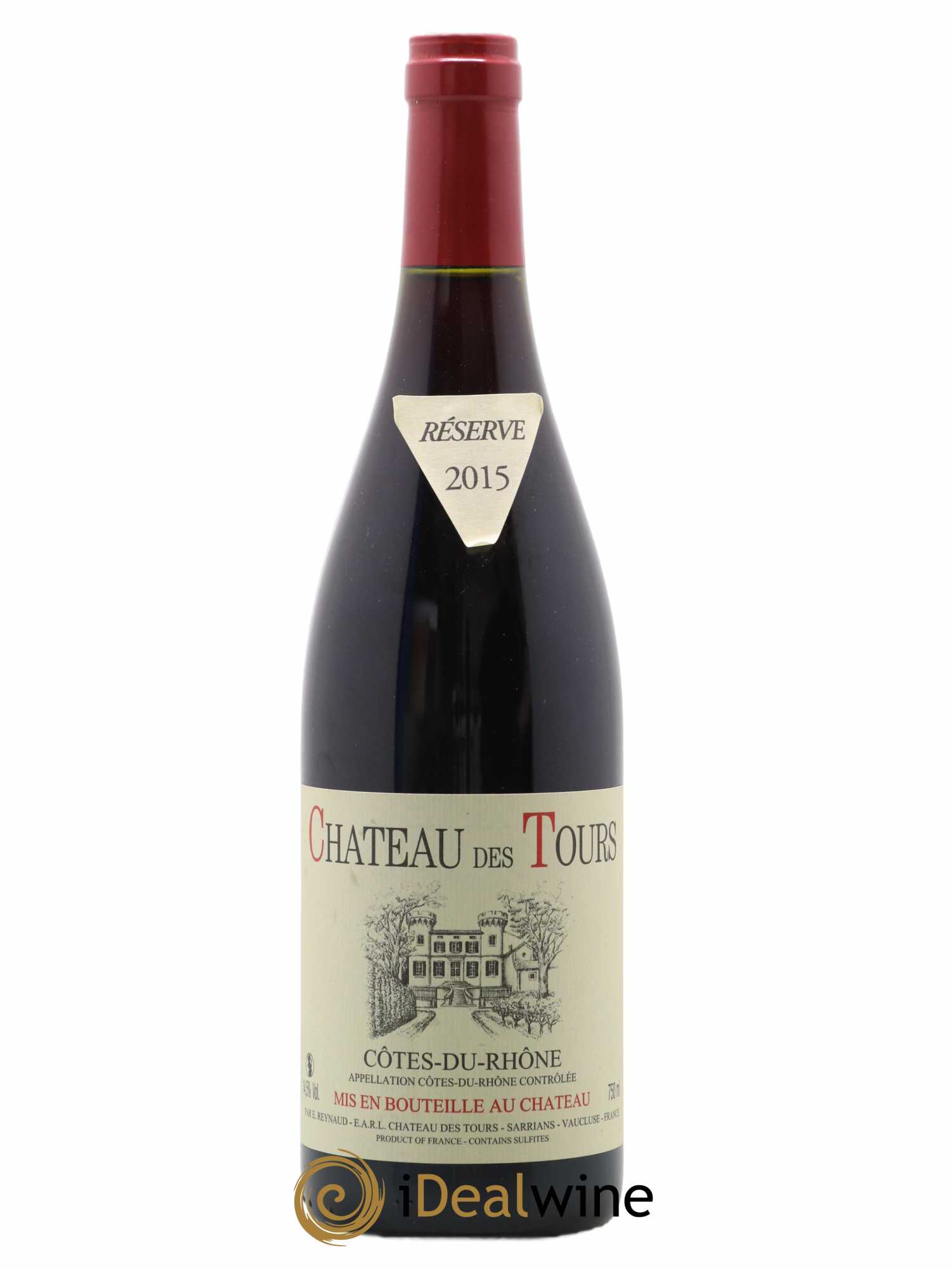 Côtes-du-Rhône Château des Tours Emmanuel Reynaud 2015 - Lot de 1 bouteille - 0