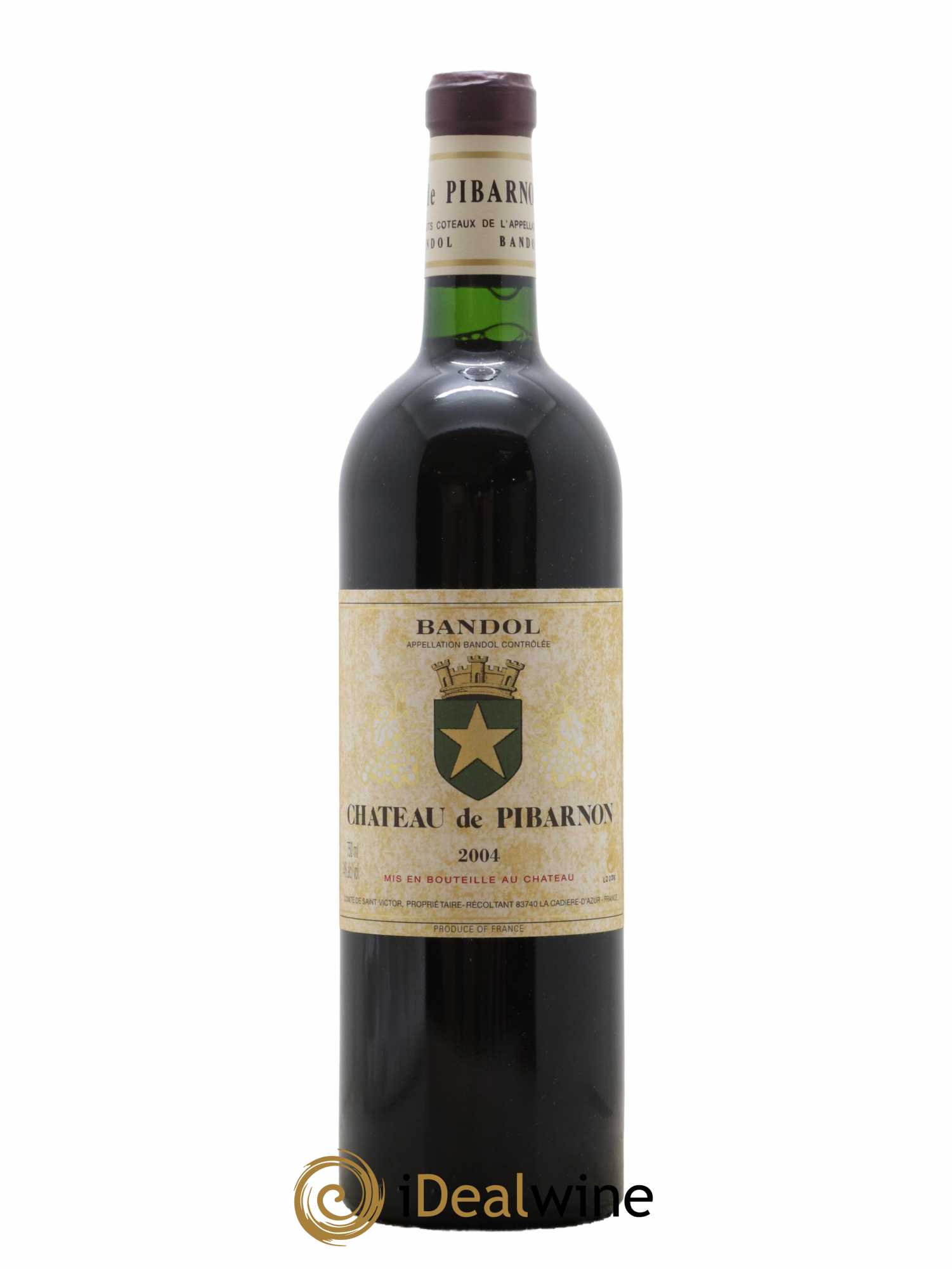 Bandol Château de Pibarnon Comte de Saint-Victor 2004 - Lot de 1 bouteille - 0