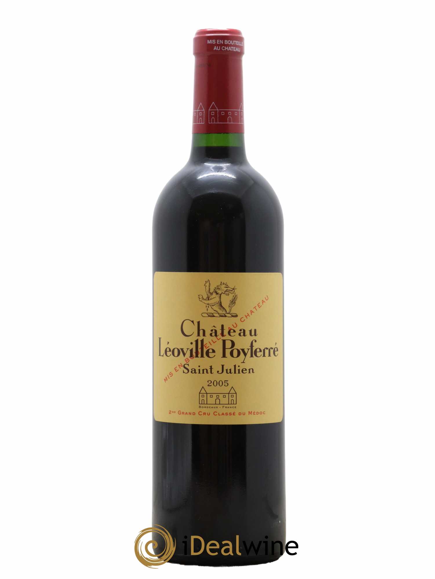 Château Léoville Poyferré 2ème Grand Cru Classé 2005 - Lot de 1 bouteille - 0