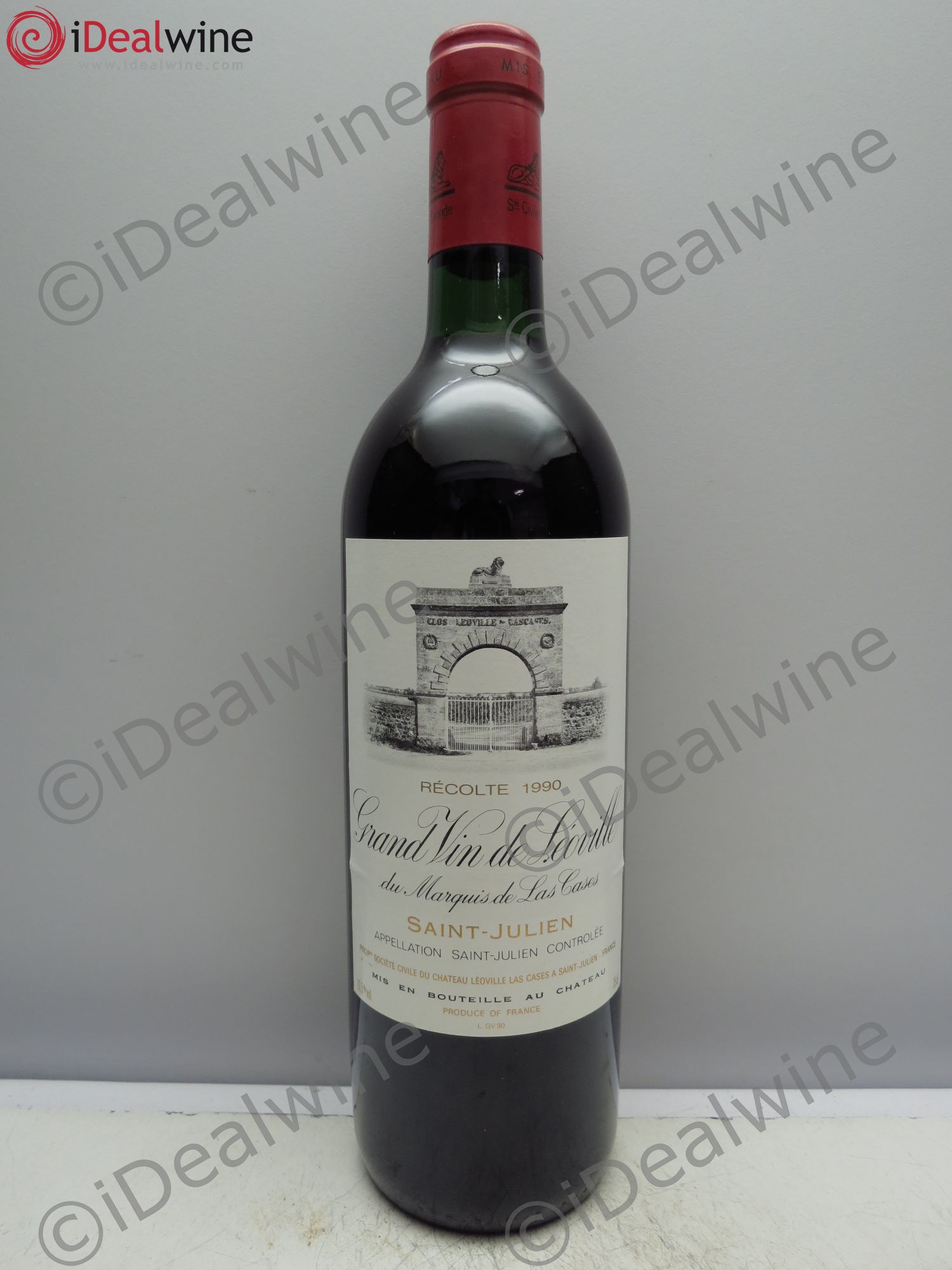 Château Léoville Las Cases 2ème Grand Cru Classé 1990 - Lot de 1 bouteille - 0