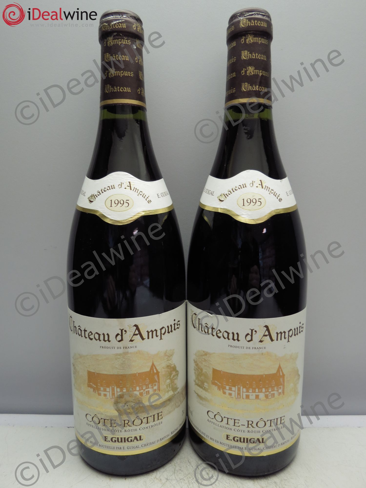 Côte-Rôtie Château d'Ampuis Guigal 1995 - Lot de 2 bouteilles - 0
