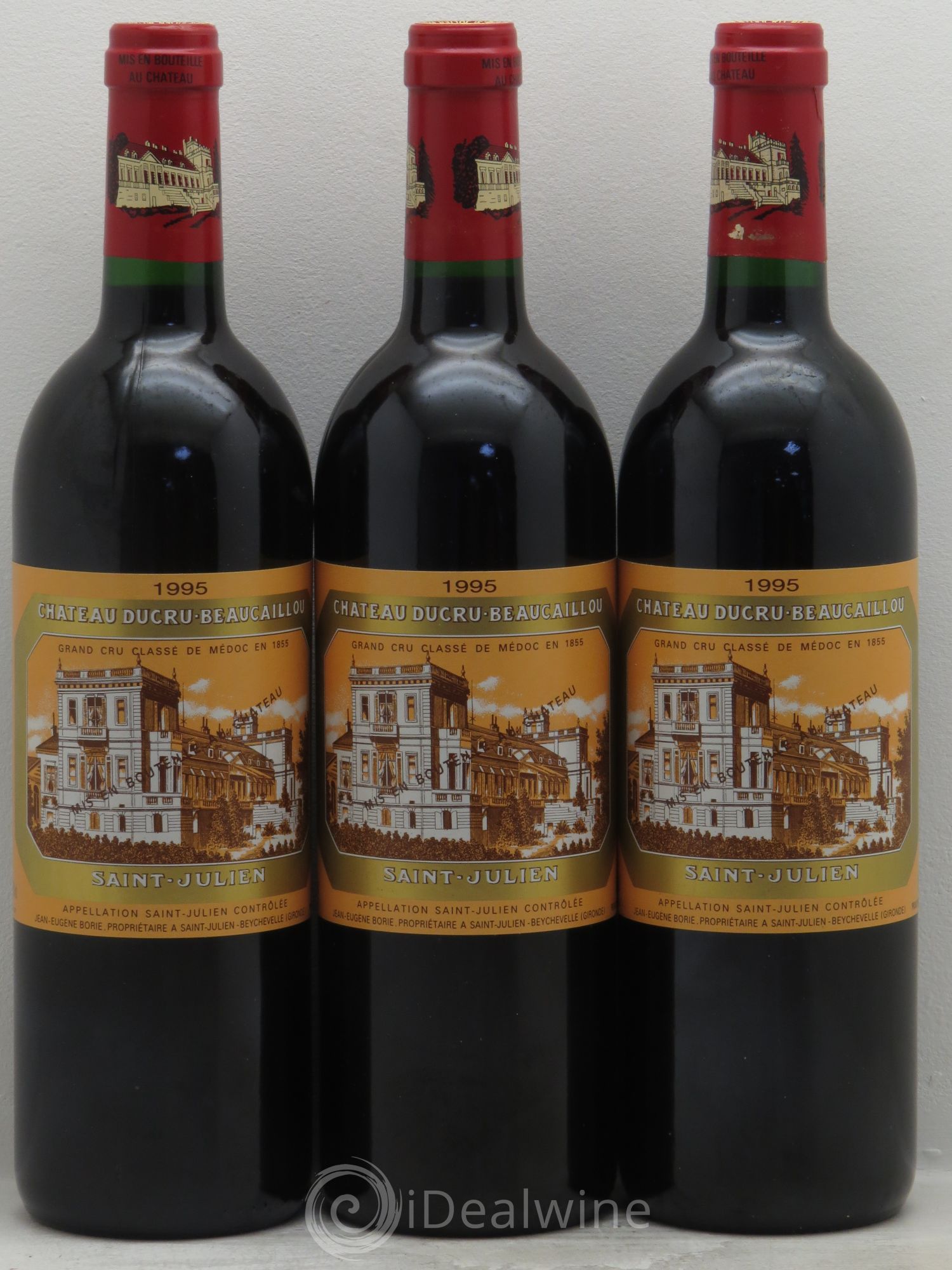 Château Ducru Beaucaillou 2ème Grand Cru Classé 1995 - Lot de 3 bouteilles - 0