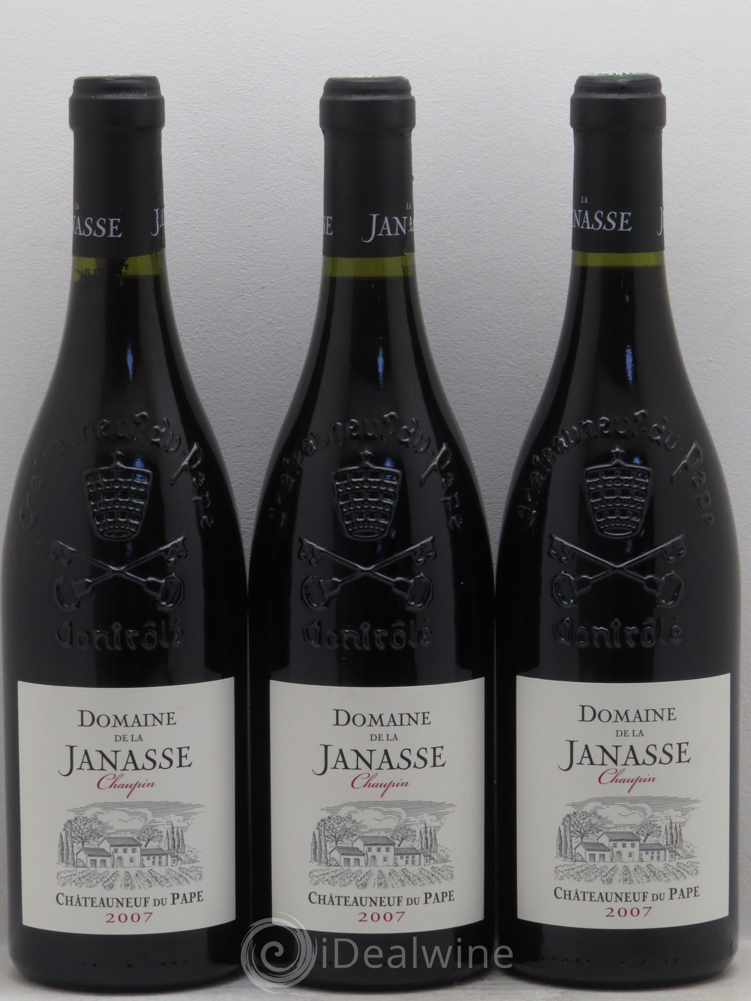 Châteauneuf-du-Pape Cuvée Chaupin La Janasse (Domaine de) 2007 - Lot de 3 bouteilles - 0