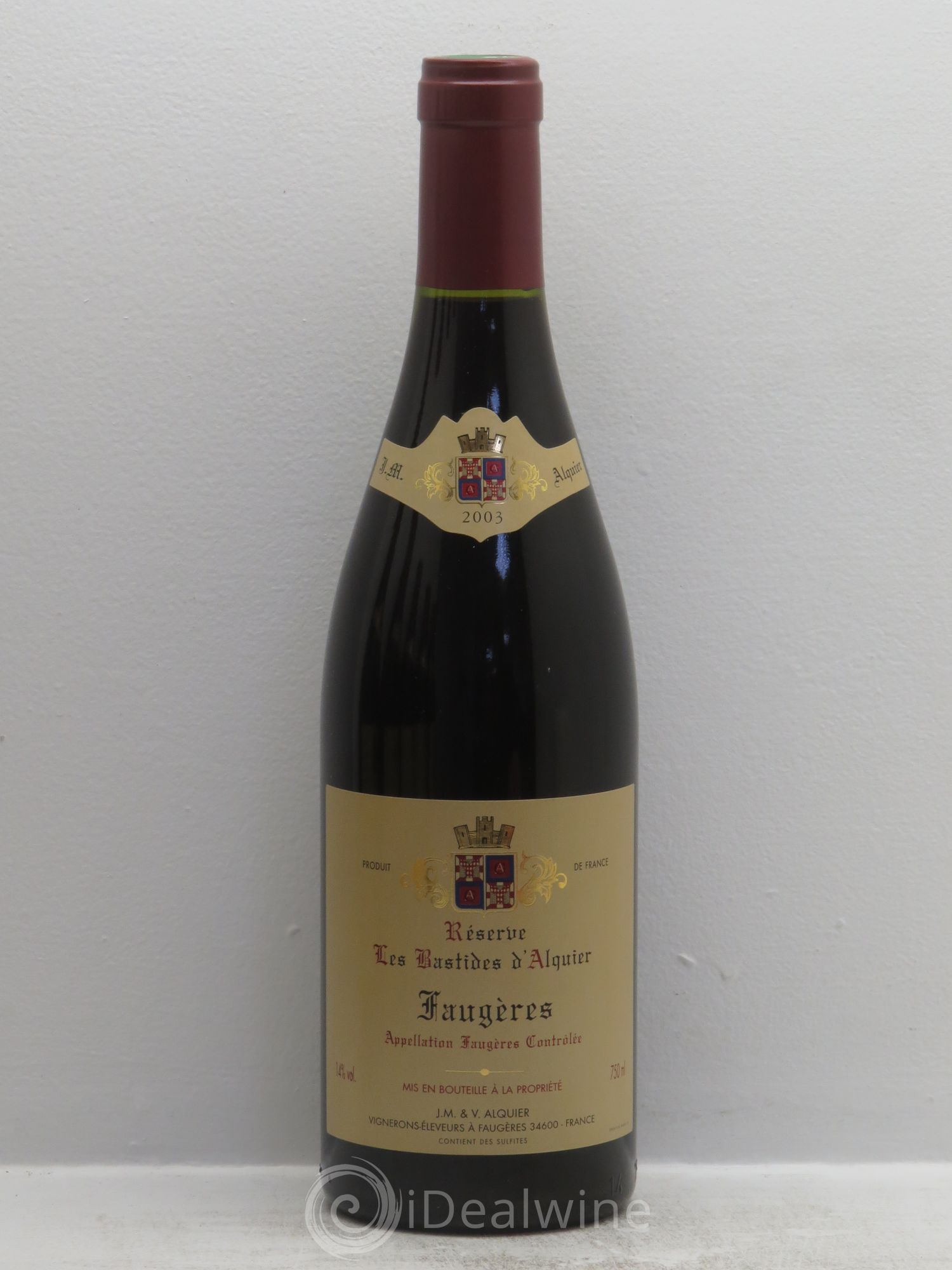 Faugères Domaine Jean-Michel Alquier Les Bastides d'Alquier 2003 - Lot de 6 bouteilles - 0