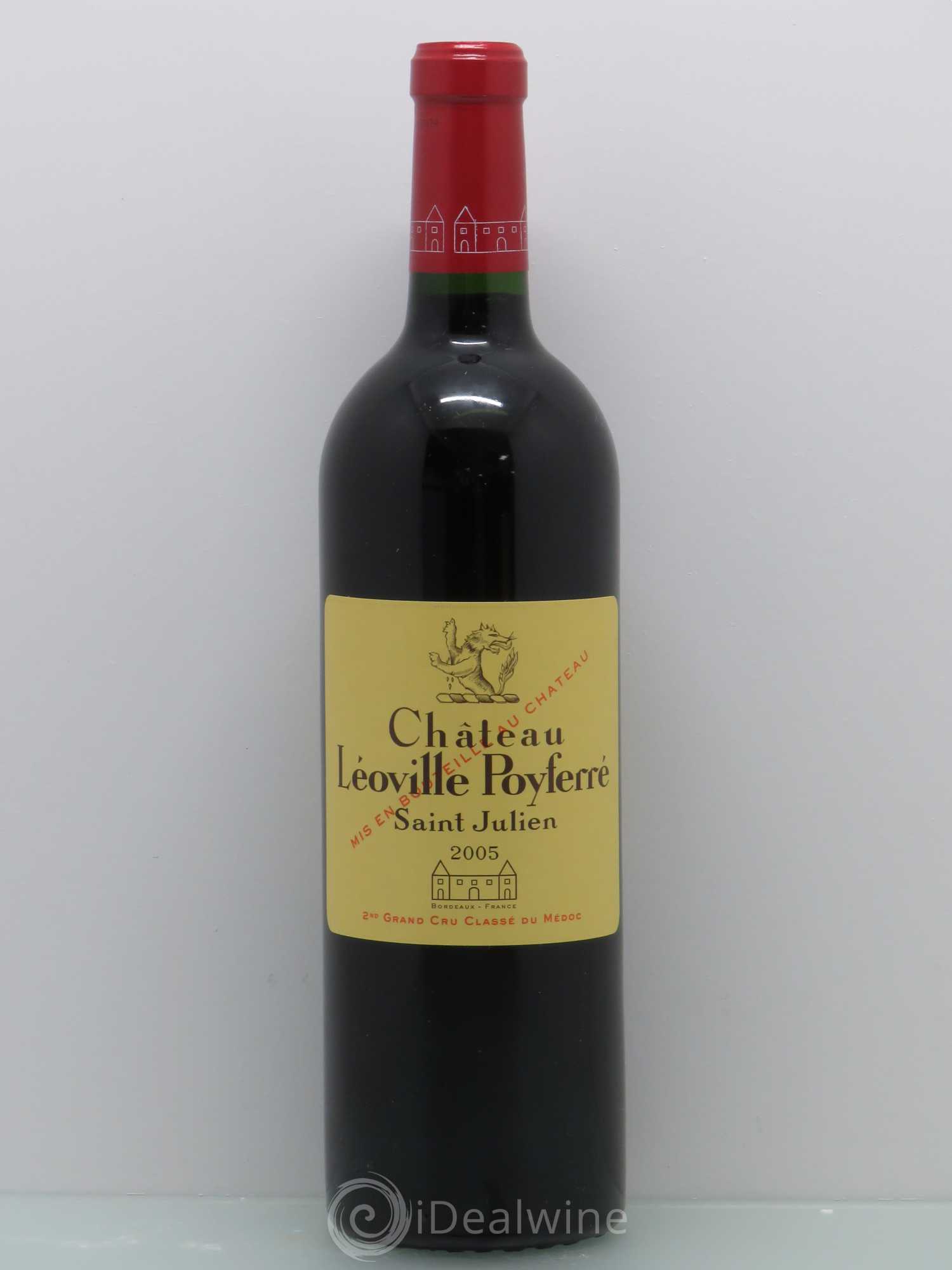 Château Léoville Poyferré 2ème Grand Cru Classé 2005 - Lot de 1 bouteille - 0