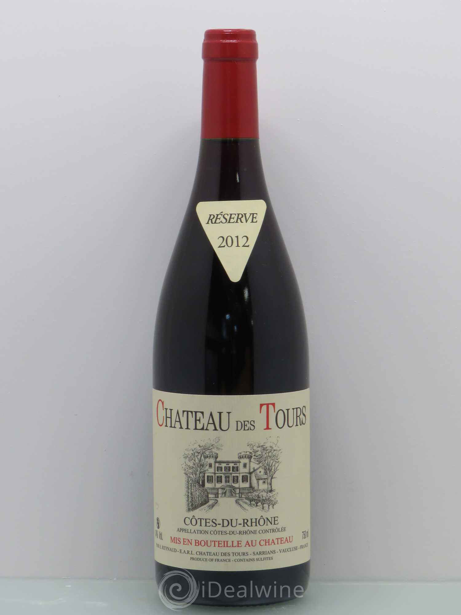 Côtes-du-Rhône Château des Tours Emmanuel Reynaud 2012 - Lot de 1 bouteille - 0