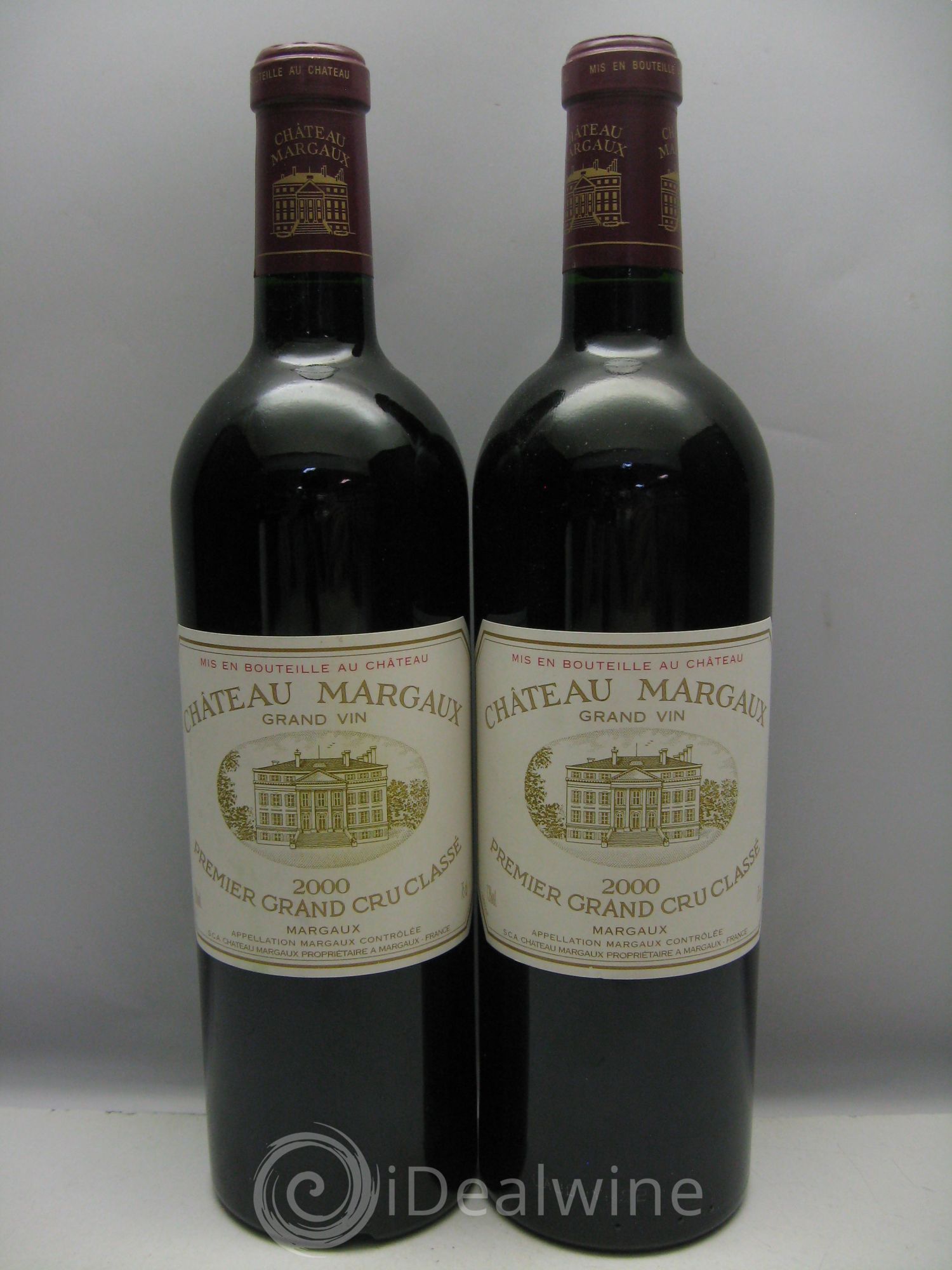 Château Margaux 1er Grand Cru Classé 2000 - Lot de 6 bouteilles - 0
