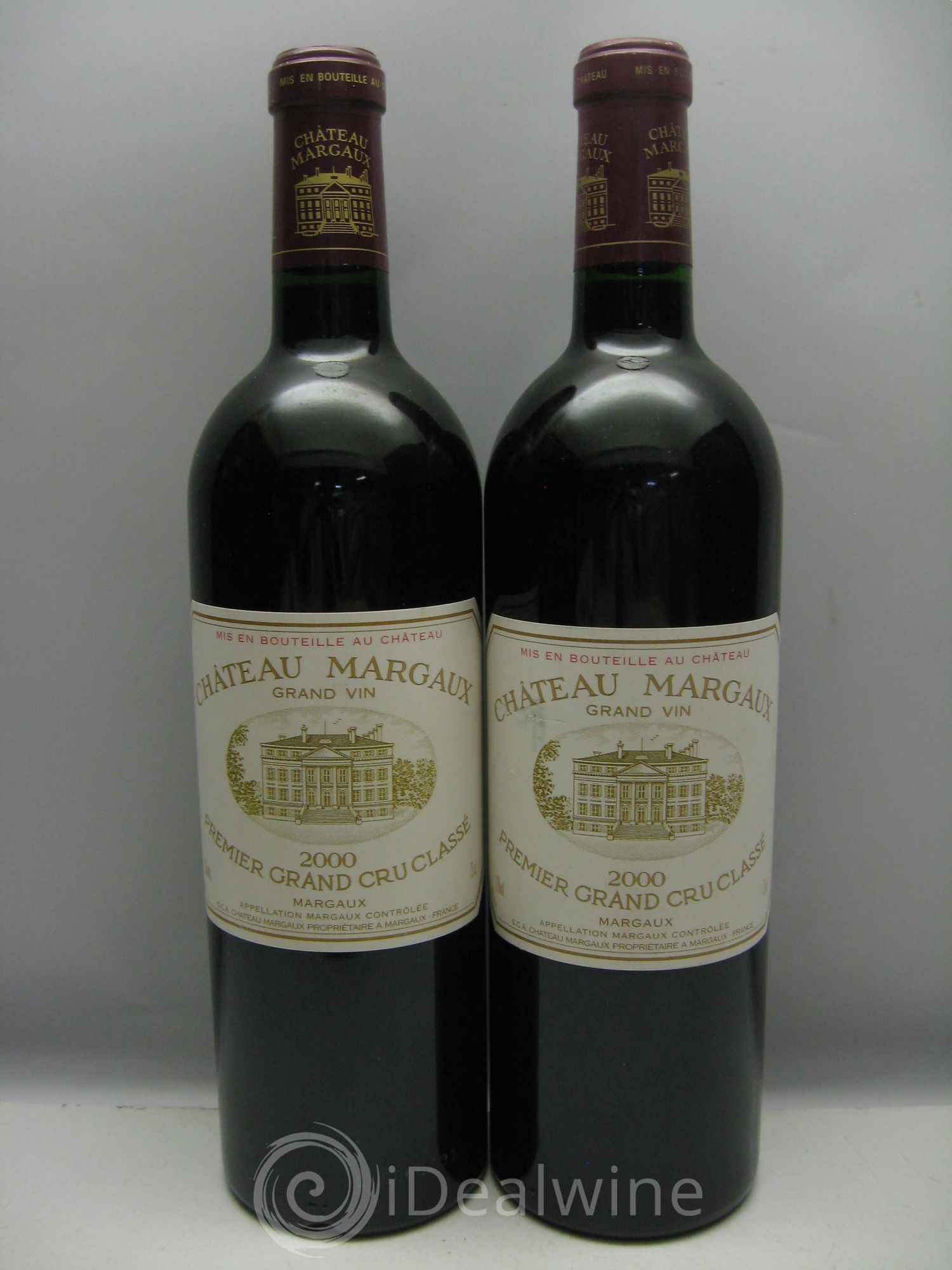 Château Margaux 1er Grand Cru Classé 2000 - Lot de 6 bouteilles - 1