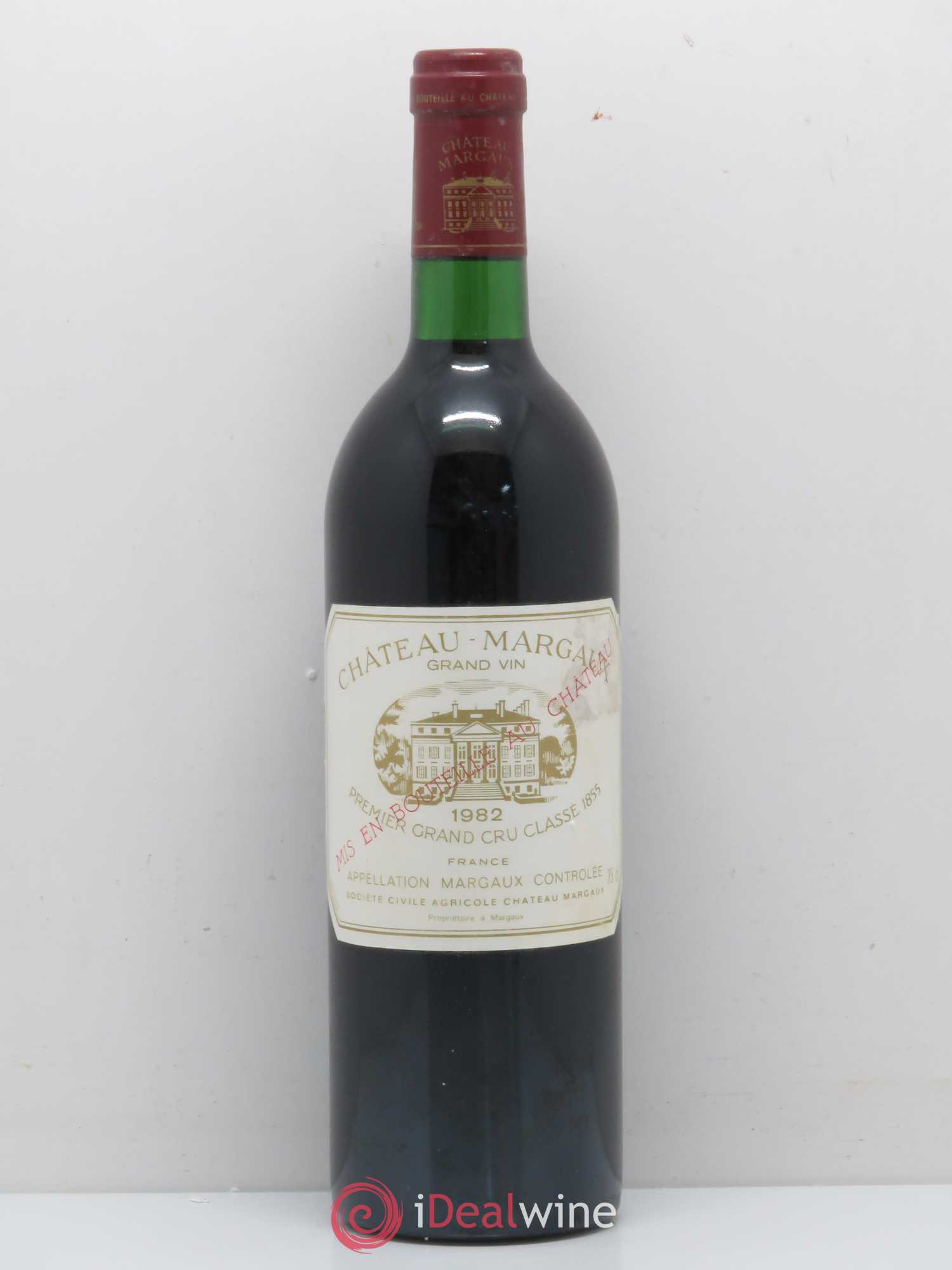 Château Margaux 1er Grand Cru Classé 1982 - Lot de 1 bouteille - 0